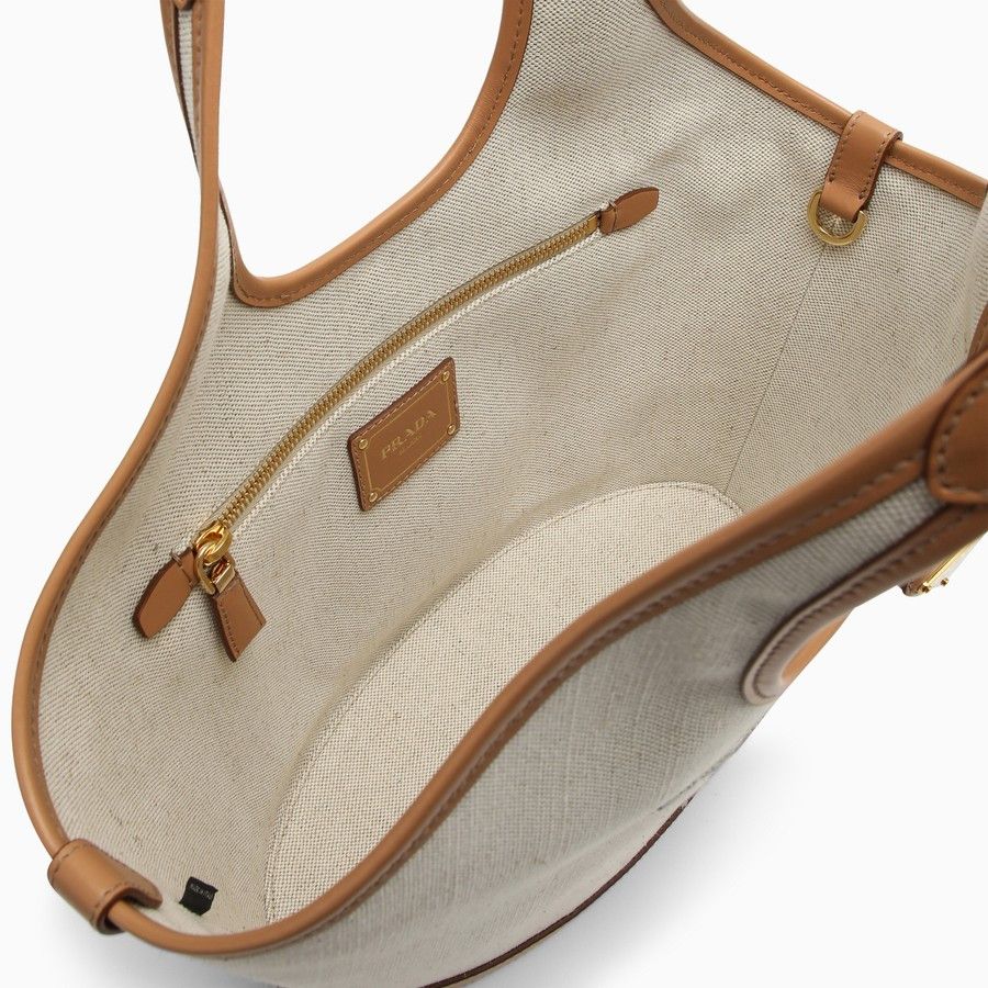 Prada o1d2blof0924 Size : OS / Tote Bag With Logo In Beige Size ONE SIZE - 4 Thumbnail