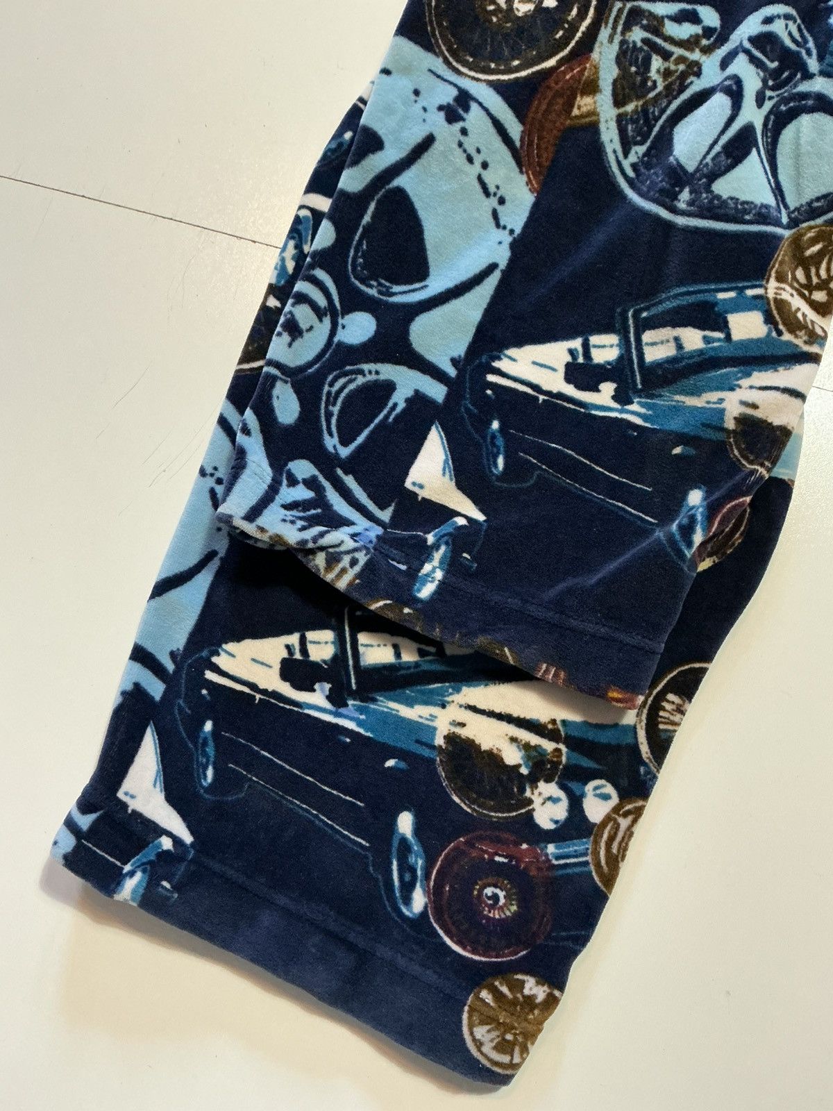 Pelle Pelle Vintage 90s Y2K 2000s Pelle Pelle AOP Velour Track Pants Size US 40 / EU 56 - 12 Thumbnail