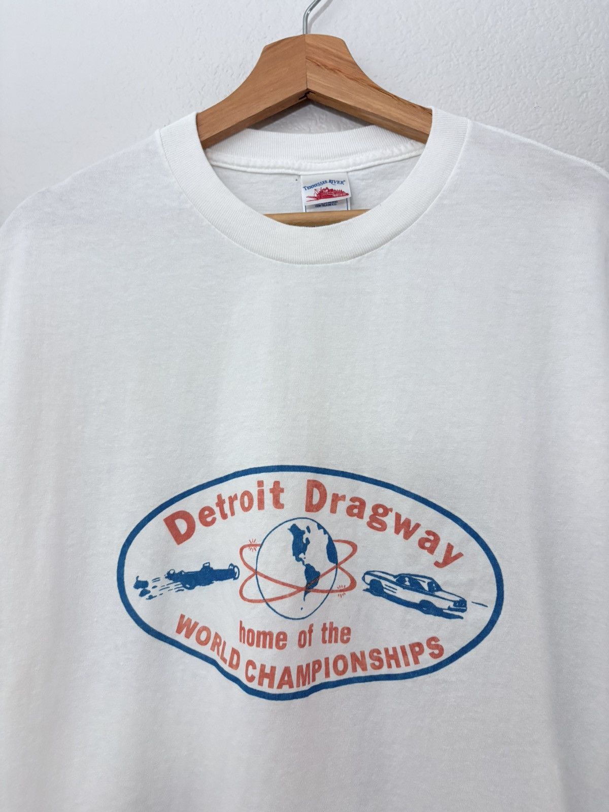 Vintage 00’s Detroit Dragway Vintage Tee Shirt Size US XL / EU 56 / 4 - 2 Thumbnail