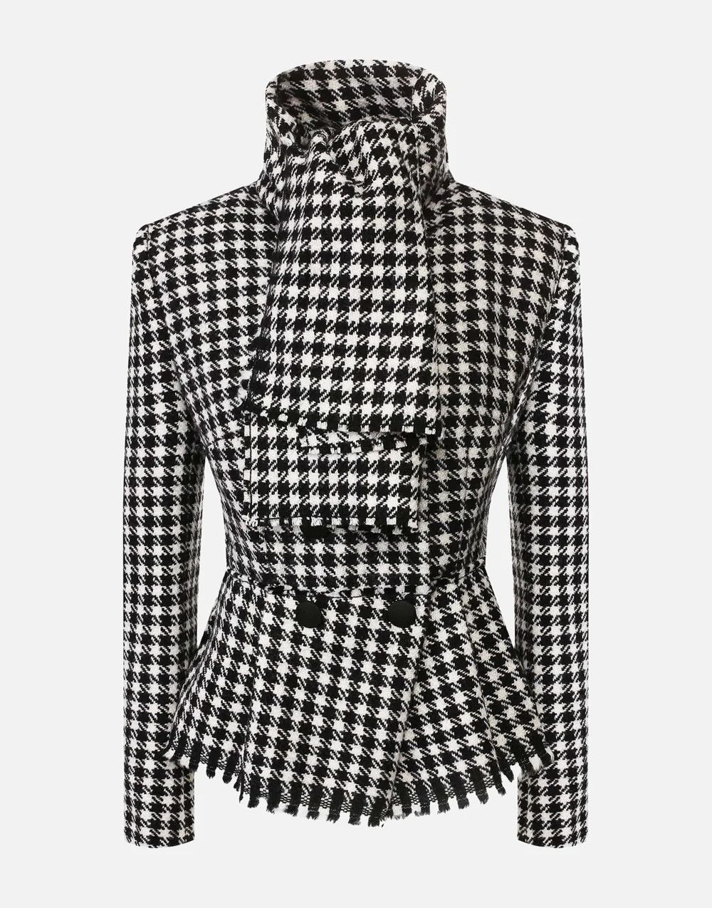 Dolce & Gabbana o1y0825 Coat in Black/White Size M / US 6-8 / IT 42-44 - 1 Thumbnail