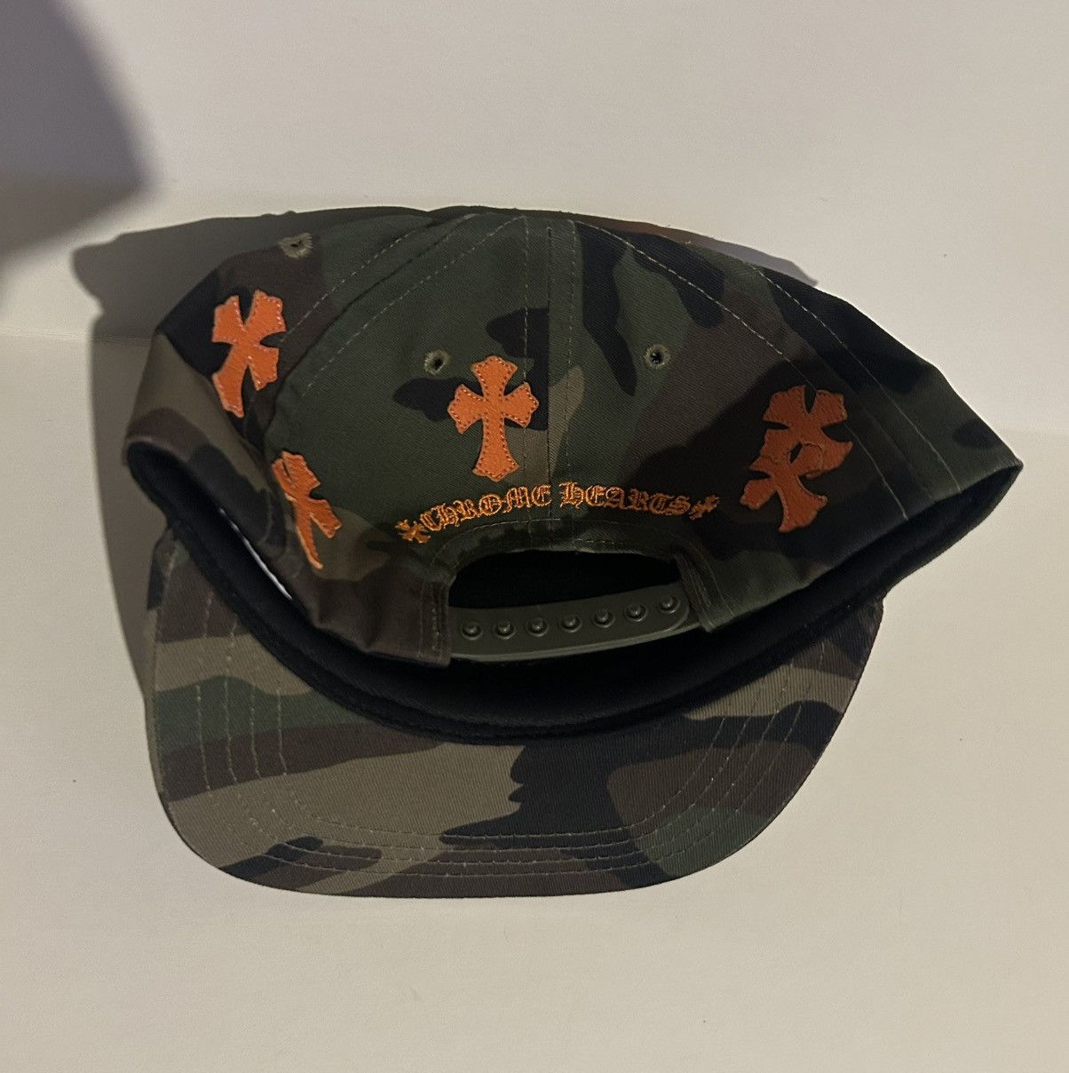 Chrome Hearts Chrome Hearts Camo CH Cemetery Cross Patch Baseball Hat Size ONE SIZE - 5 Thumbnail