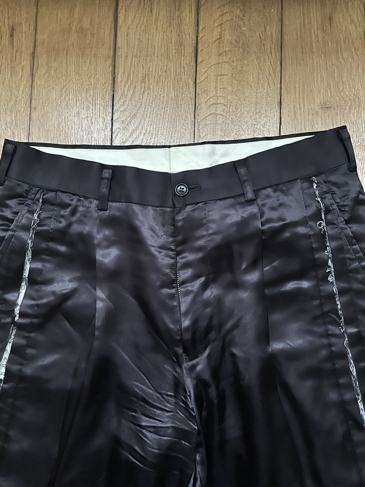 Comme des Garcons Comme des Garçons Black Cupra Trousers Size 27" / US 4 / IT 40 - 7 Thumbnail