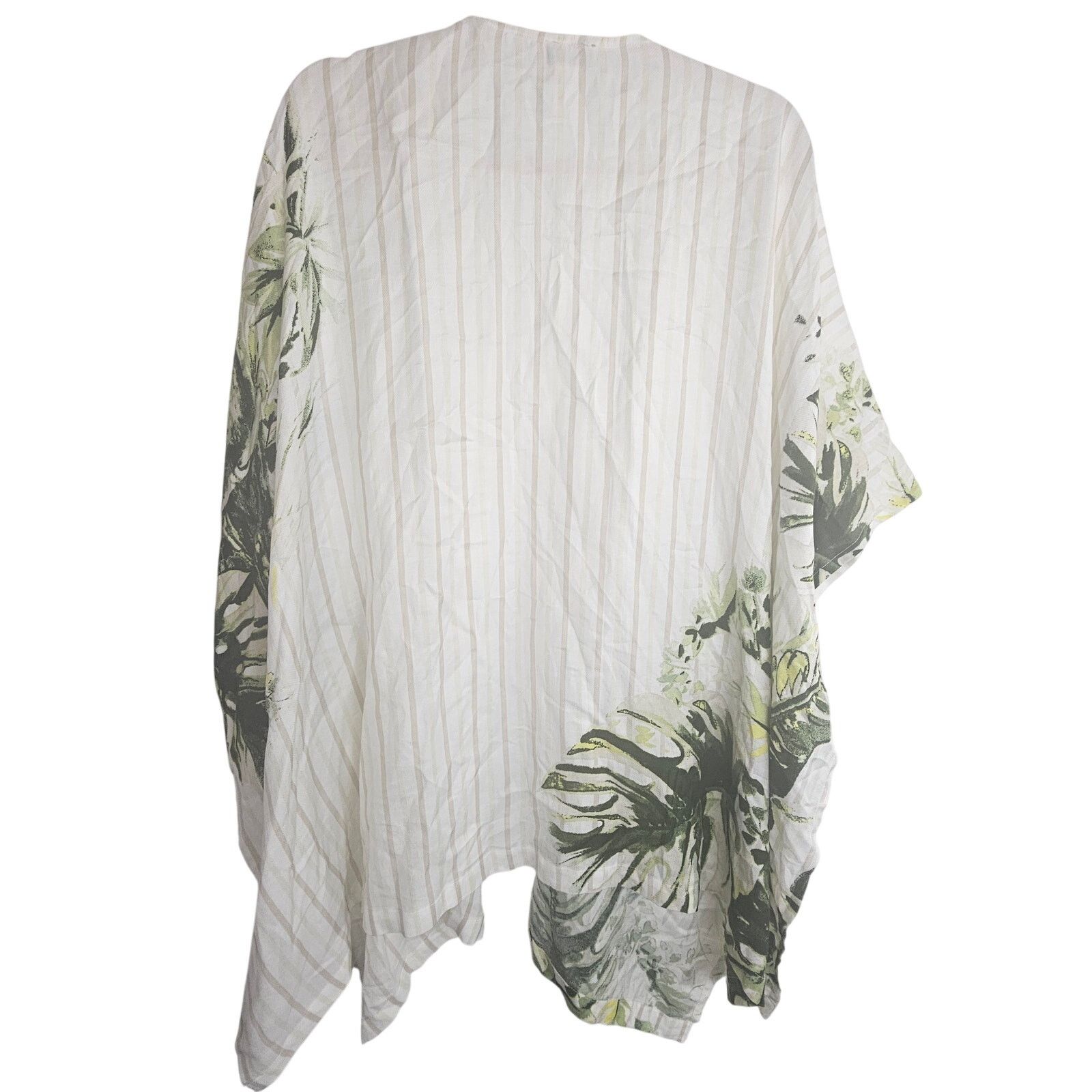 Chicos Chicos Duster Tropical Bahama Island Kimono Fringe Size L/XL Size L / US 10 / IT 46 - 9 Thumbnail