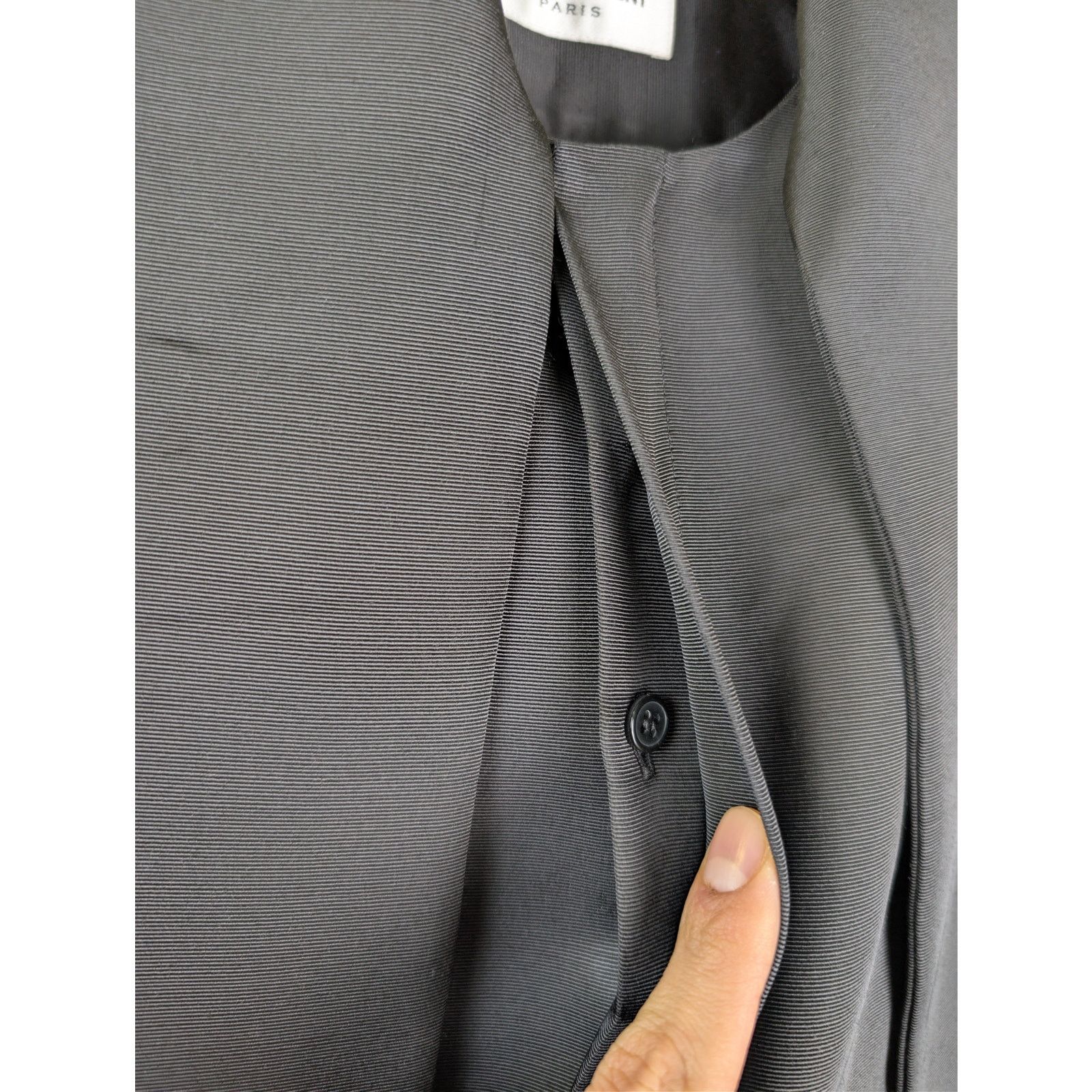 Saint Laurent Paris o1rshd1 Lavallière-Neck blouse Shirt in Black Size US M / EU 48-50 / 2 - 8 Thumbnail