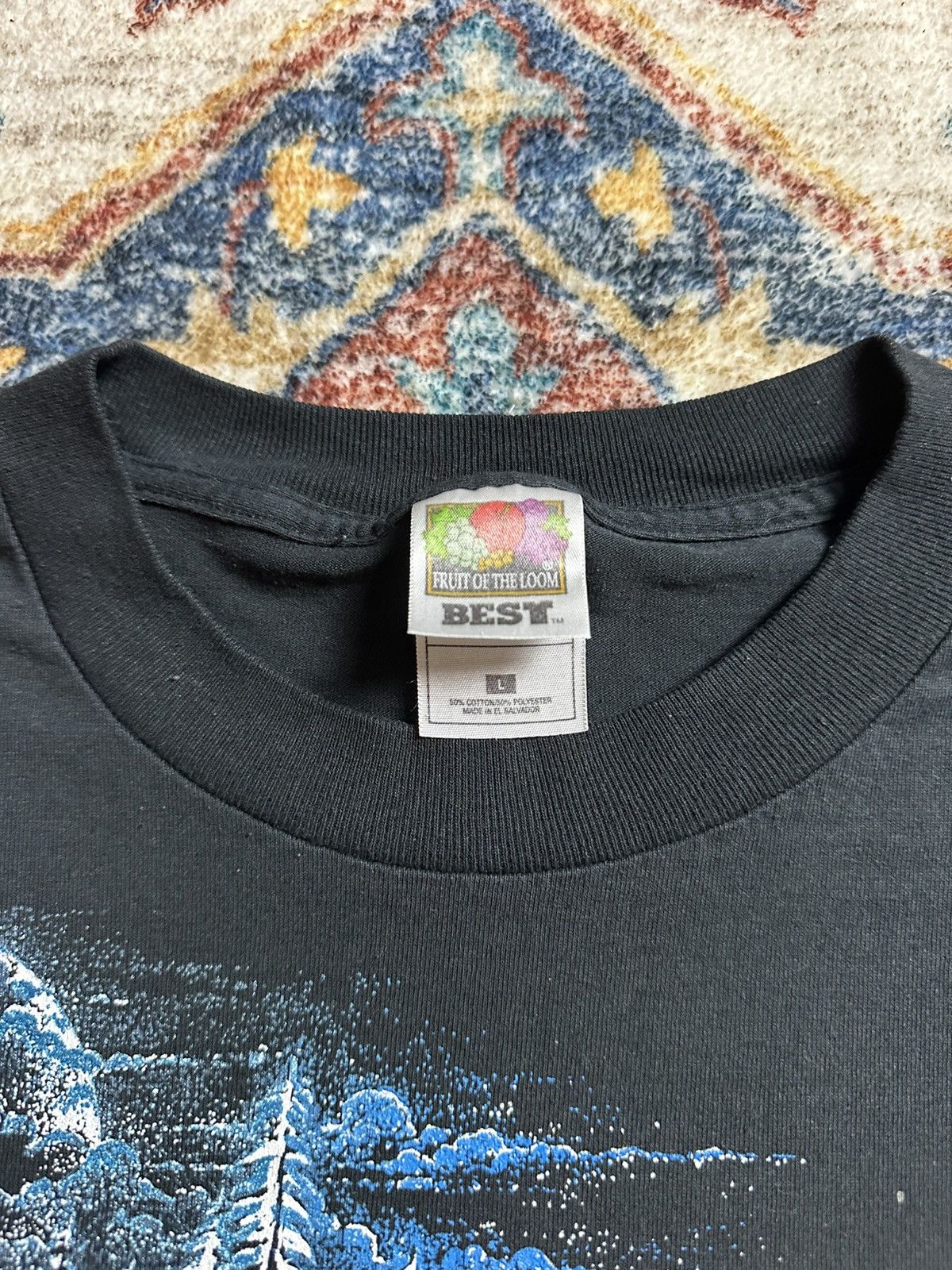 Vintage Vintage Nevada Wolf Animal T-shirt Large Size US L / EU 52-54 / 3 - 3 Thumbnail
