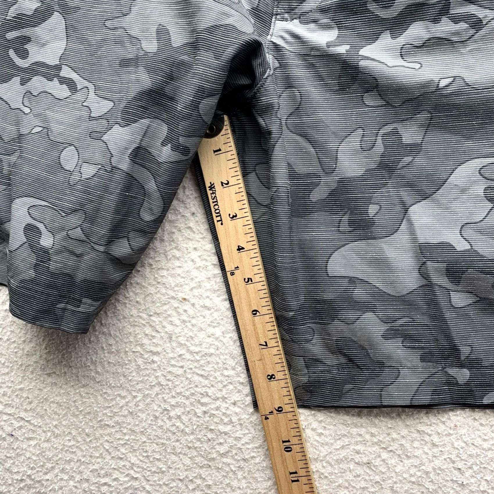 George George Hybrid Swim Shorts Mens XL Gray Camo 9" Golf Summer Beach Pool Dad Size US 36 / EU 52 - 7 Thumbnail