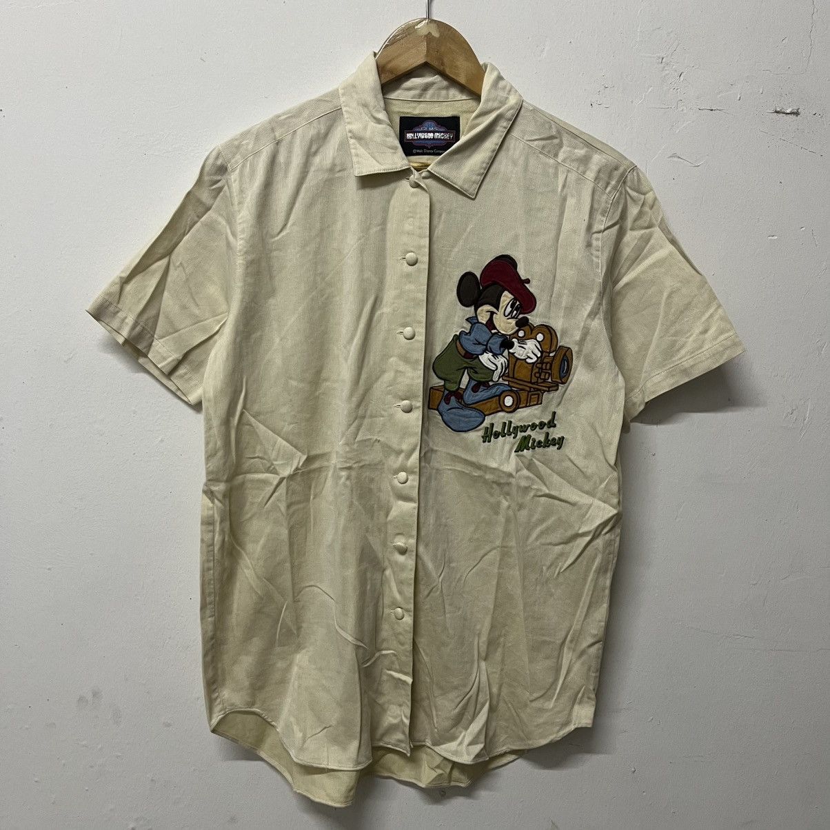 Mickey Mouse Vintage Mickey Disney Enterprise Khakis Button-up Shirt Size US M / EU 48-50 / 2 - 1 Thumbnail