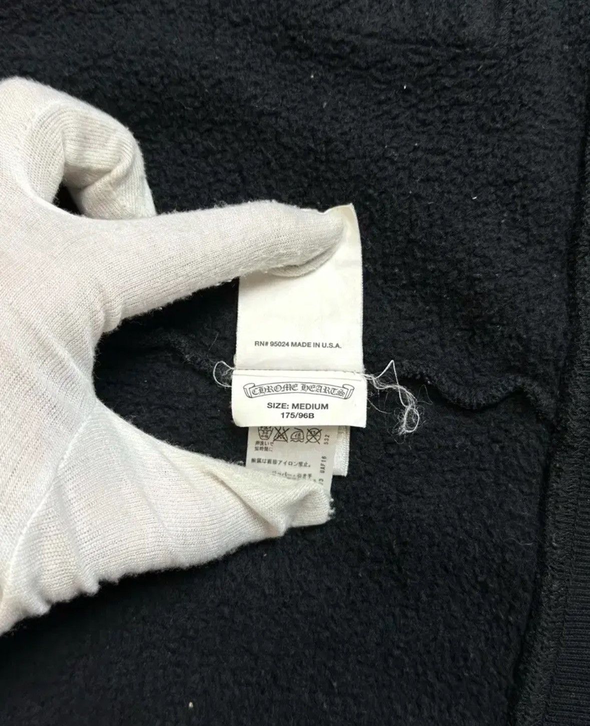 Chrome Hearts *rare* Cross Leather Patch Two Way Zip Up Hoodie Size US M / EU 48-50 / 2 - 9 Thumbnail