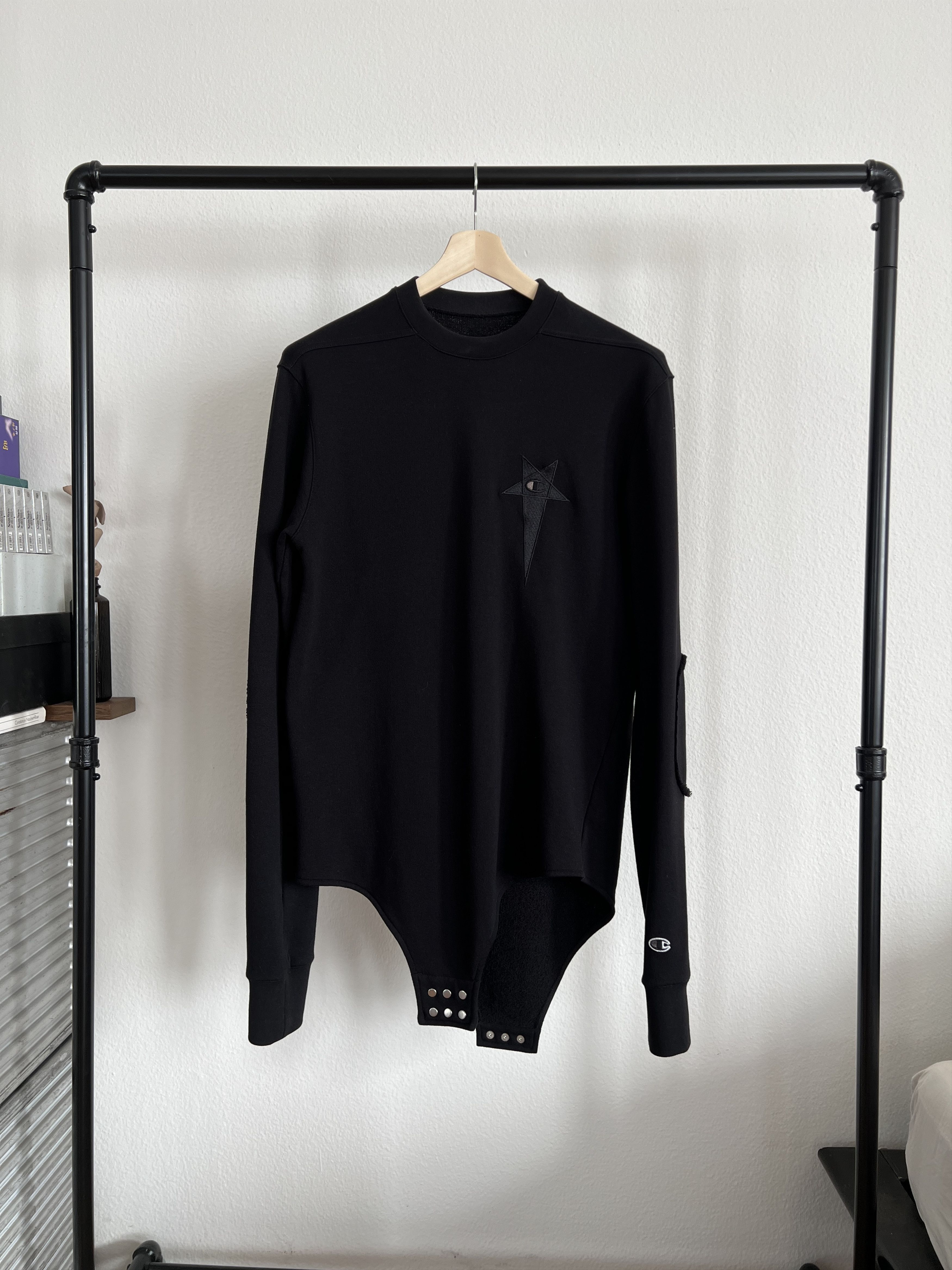 Champion Rick Owens Rick Owens x Champion Sweatshirt Bodysuit Grailed