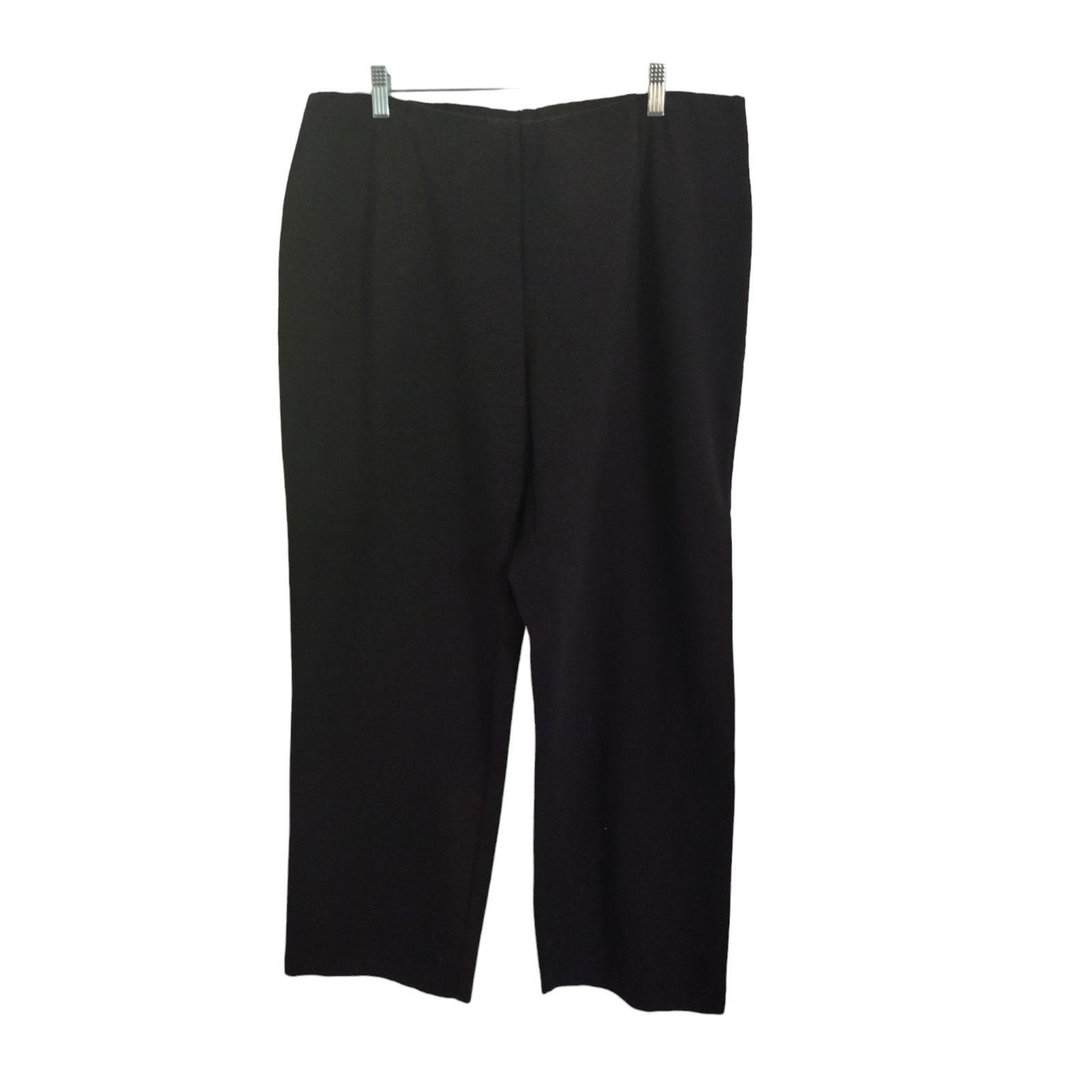 Eileen Fisher Eileen Fisher Womens Bootcut Pants Pleated Front Gray Sz 2X Size 40" / US 18 - 1 Thumbnail