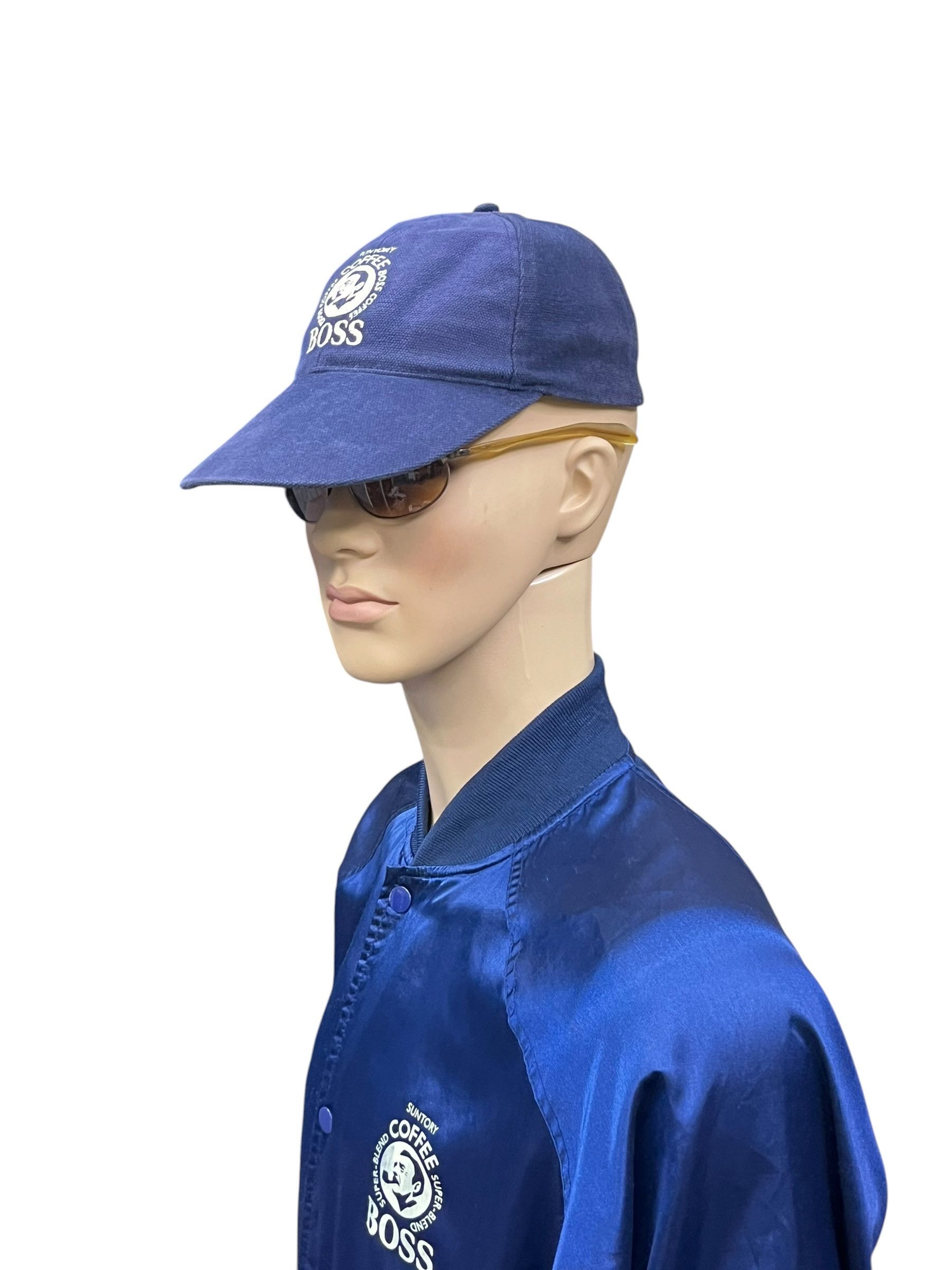 Japanese Brand FYE 90’s SUNTORY COFFEE BOSS Embroidery Strapback Dad Hat💥 Size ONE SIZE - 3 Thumbnail
