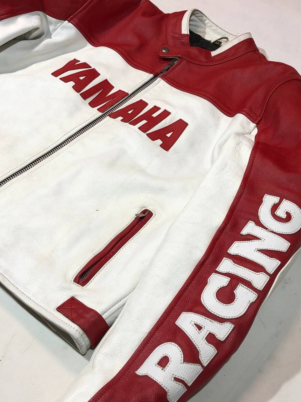 Yamaha Yamaha Moto Vintage Leather Racing Jacket Size US XL / EU 56 / 4 - 6 Thumbnail