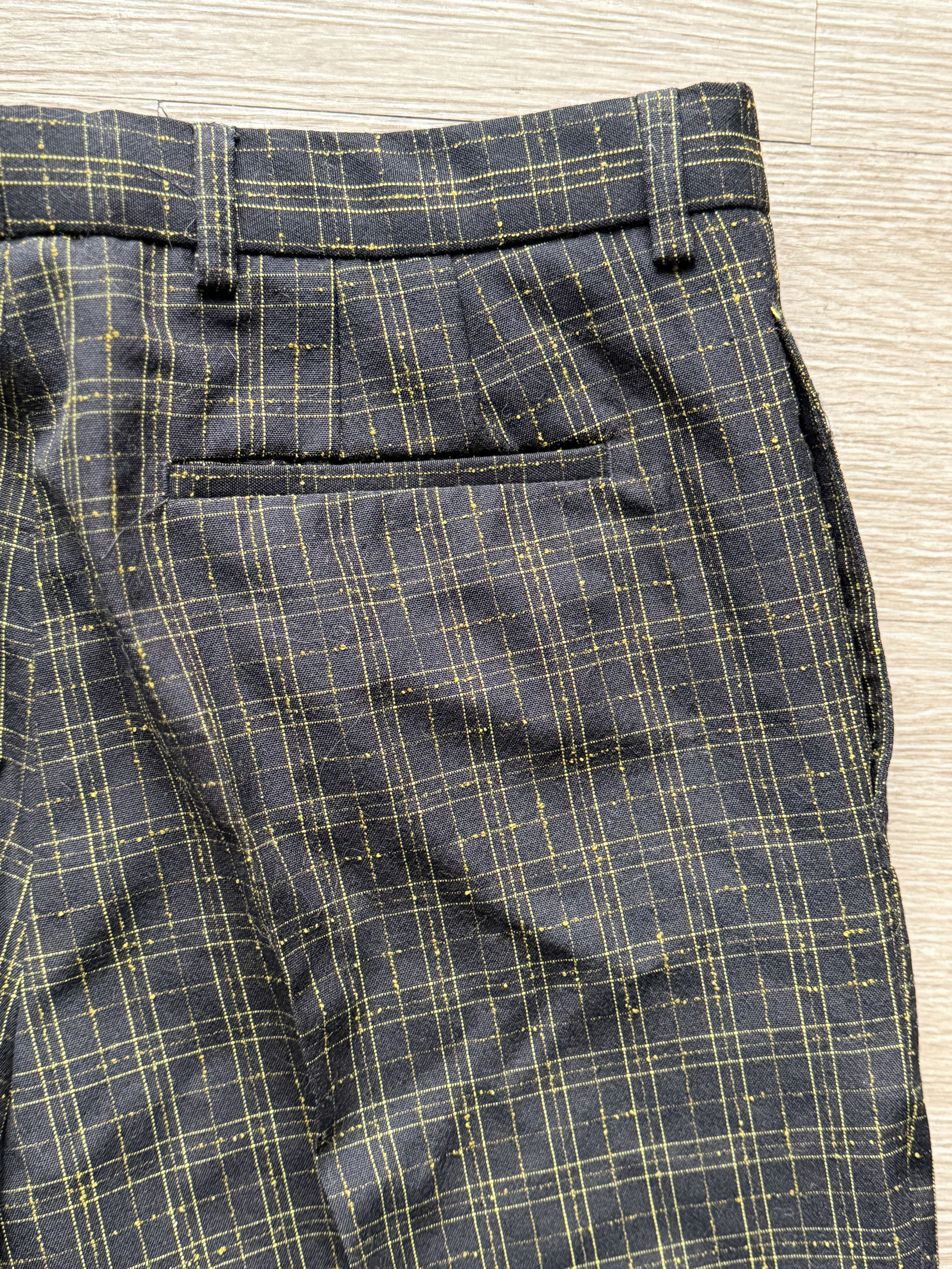 CMMN SWDN Stenson Neon Check Tapered Pants Size US 36 / EU 52 - 9 Thumbnail