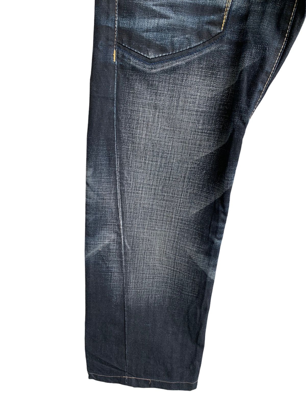 Tornado Mart 🔥Insane Design Back Number Distressed Denim Size US 32 / EU 48 - 8 Thumbnail