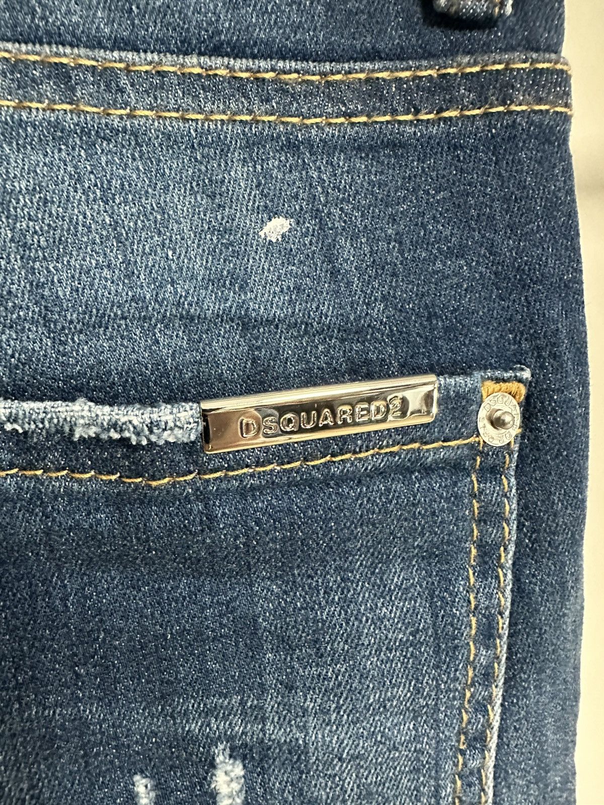 Dsquared2 DSquared2 Denim Painters Jeans Size US 32 / EU 48 - 7 Thumbnail