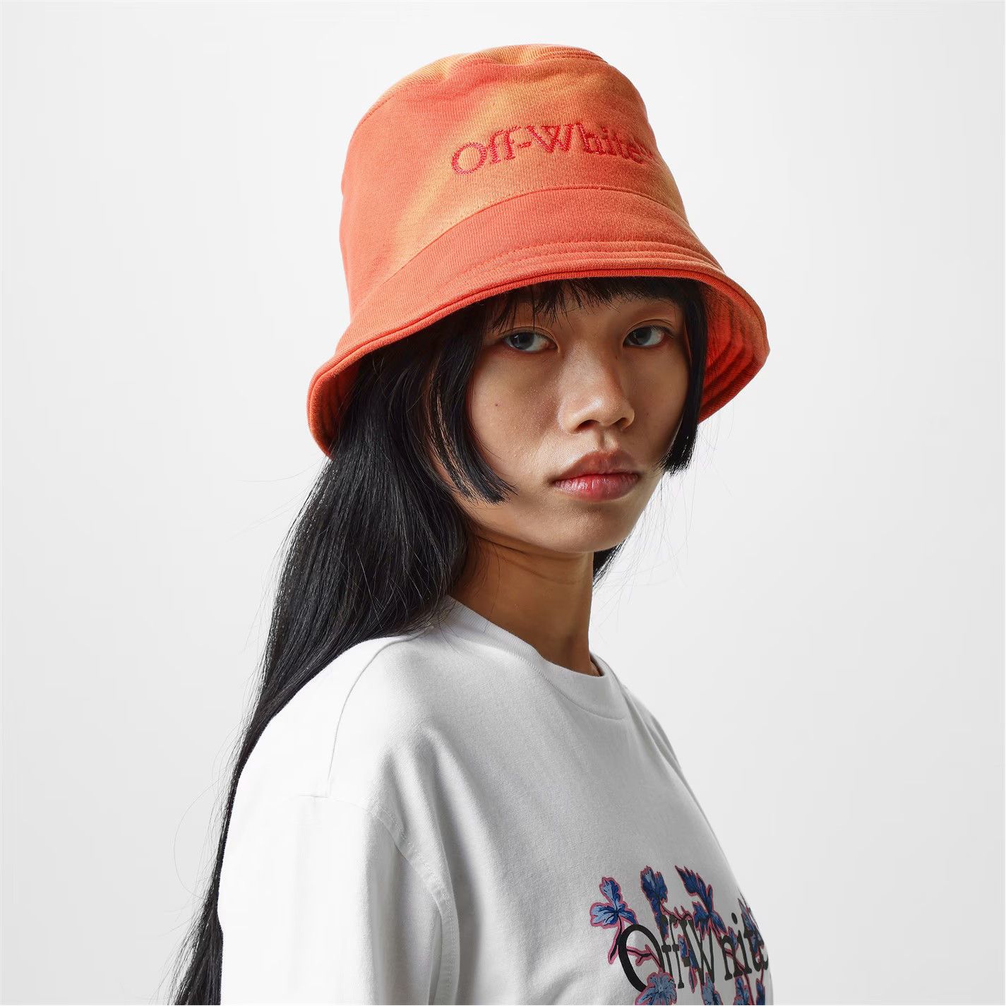 Off-White o1g2r1mq0125 Size: OS / Bucket Hat / Cap in Coral Size ONE SIZE - 2 Thumbnail