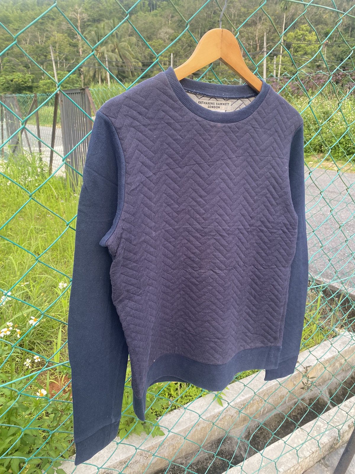Katharine Hamnett London × Vintage Katharine Hamnett London Sweater Size L / US 10 / IT 46 - 3 Thumbnail