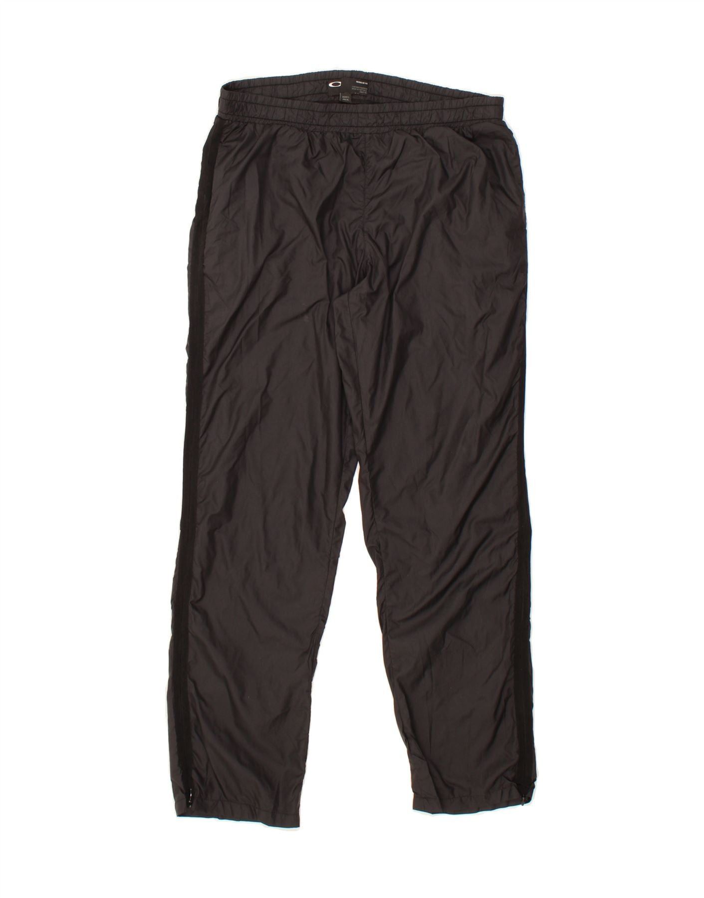 Oakley Womens Tracksuit Trousers UK 14 Large Black Polyester Size 34" / US 12 / IT 48 - 1 Thumbnail