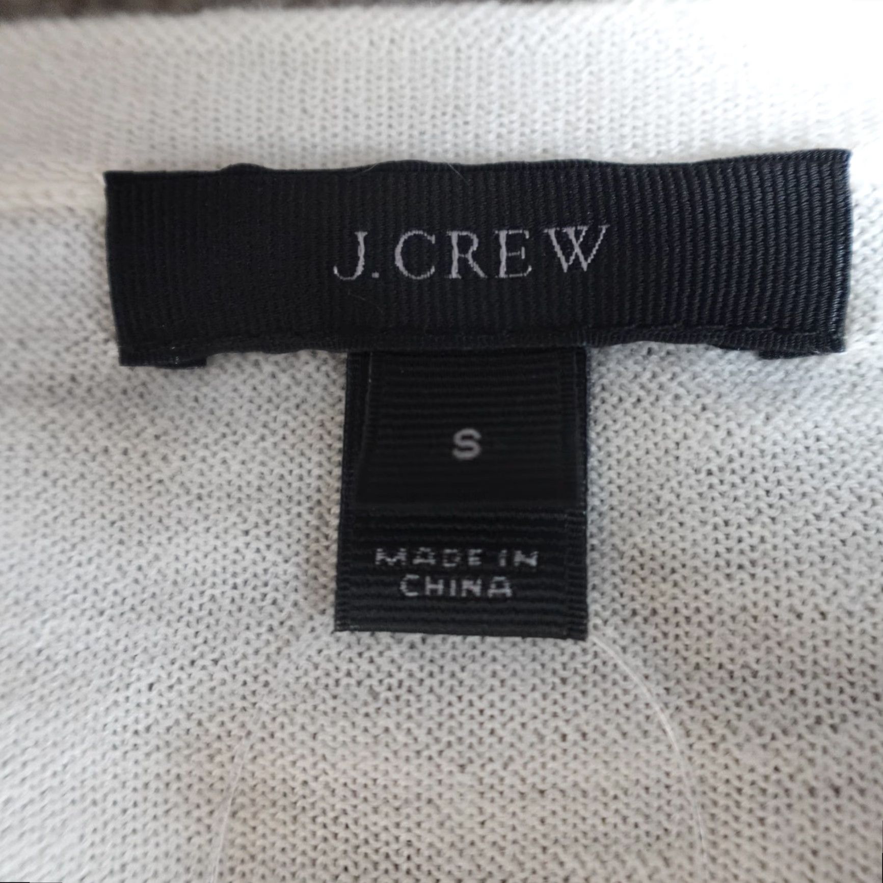 J.Crew J.Crew Sweater Women Small Ivory Beige 100% Merino Pullover Crew Neck Long Sleeve Solid Vintage No Size S / US 4 / IT 40 - 7 Thumbnail
