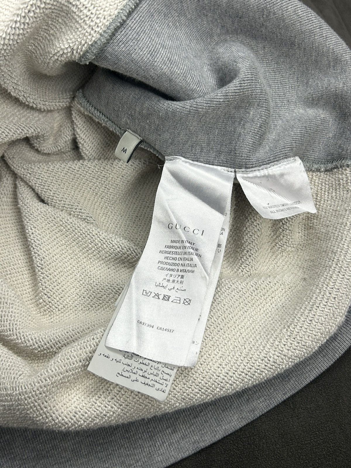Gucci Gucci “The Face” Grey Hoodie – Box Logo Style – Size M Size US M / EU 48-50 / 2 - 20 Thumbnail