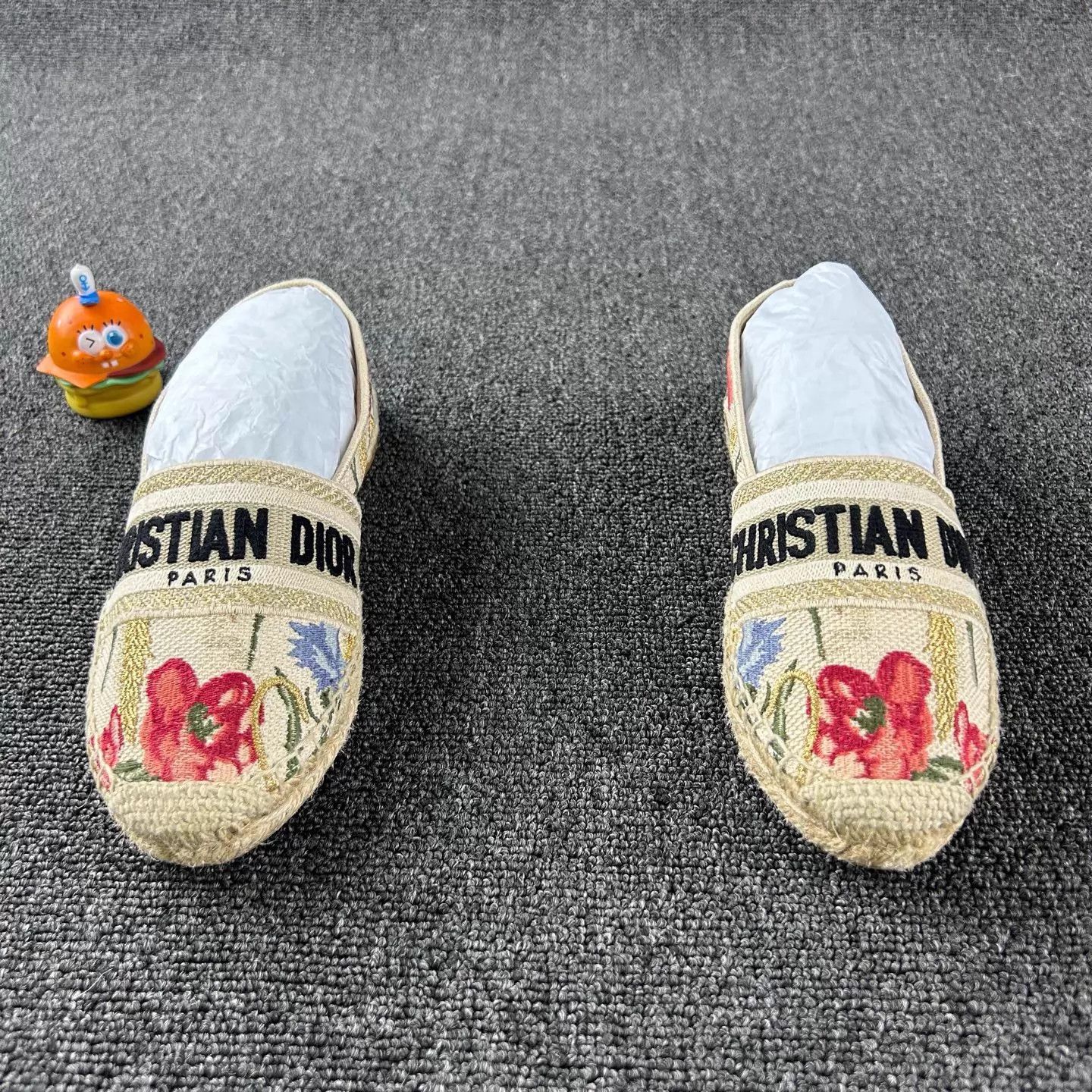 Dior Dior Granville Floral Embroidered Boat Shoes 36.5 Size US 6 / IT 36 - 2 Thumbnail