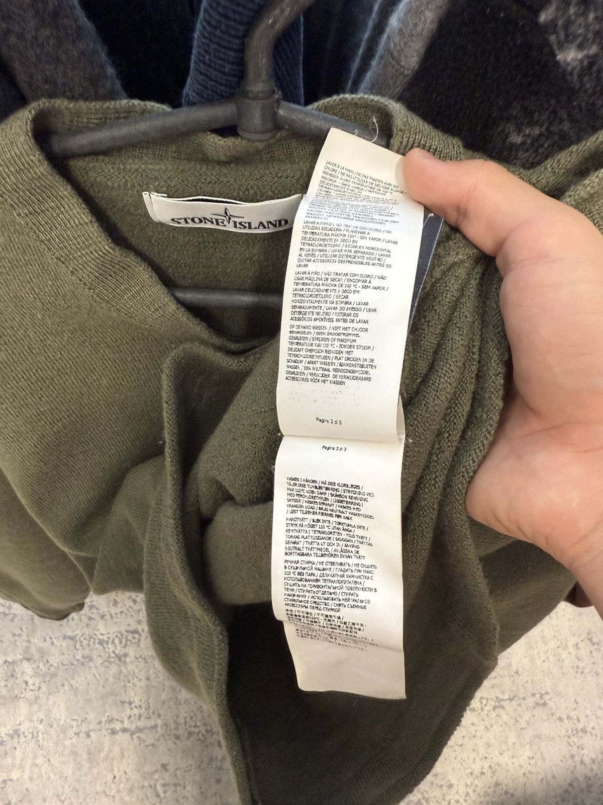Vintage STONE ISLAND GREEN KNIT SWEATER WITH PATCH LOGO STYLE Size US M / EU 48-50 / 2 - 14 Thumbnail