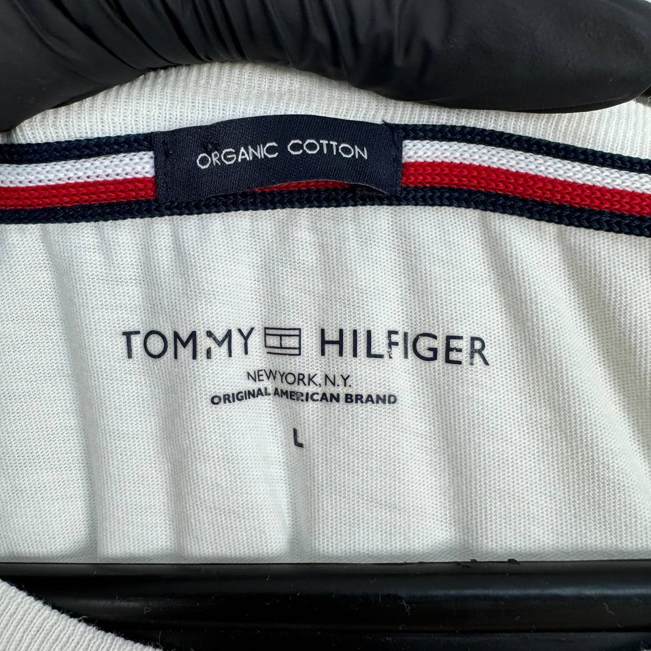 Tommy Hilfiger Tommy Hilfiger Logo T-Shirt White Mens Size L Size US L / EU 52-54 / 3 - 4 Thumbnail