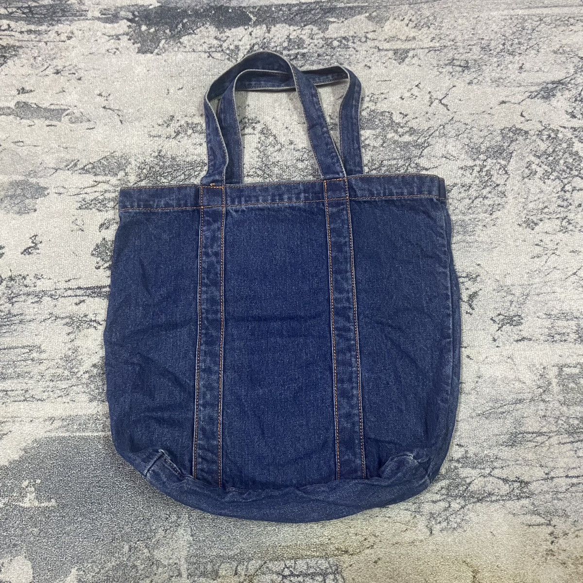 Japanese Brand Vintage Japanese Titicaca Navajo Denim Tote Bag Size ONE SIZE - 2 Thumbnail