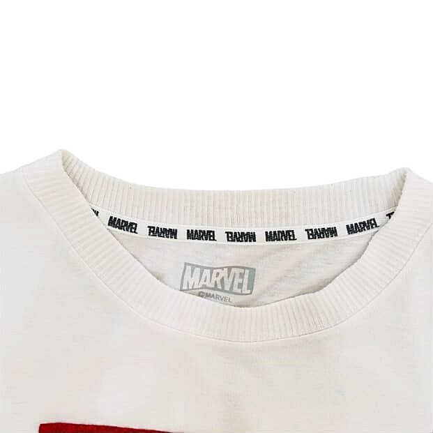 Marvel Comics MARVEL Red Fleece Logo Box Tee Size L / US 10 / IT 46 - 6 Thumbnail