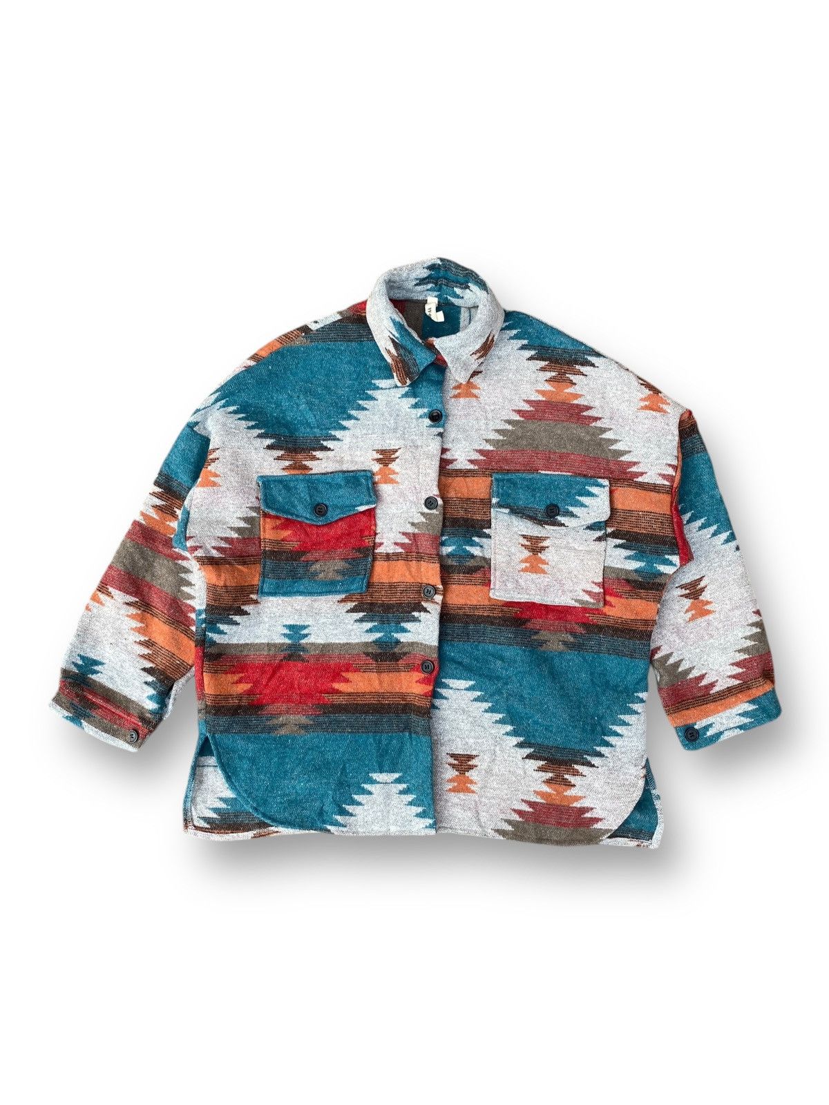 Vintage Vintage Navajo Wool Jacket. #D4 Size US L / EU 52-54 / 3 - 1 Thumbnail