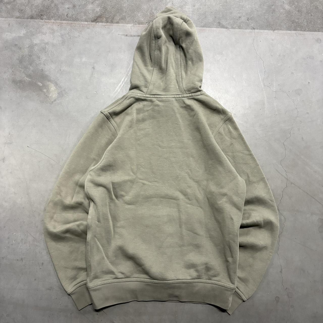Nike Crazy Vintage Y2K/2000s Nike Grey White Swoosh Hoodie! Size US S / EU 44-46 / 1 - 3 Thumbnail