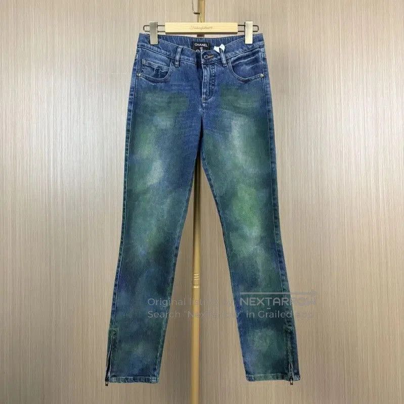 Chanel Chanel Colorblock Cotton Women's Jeans . Size 23" - 1 Thumbnail