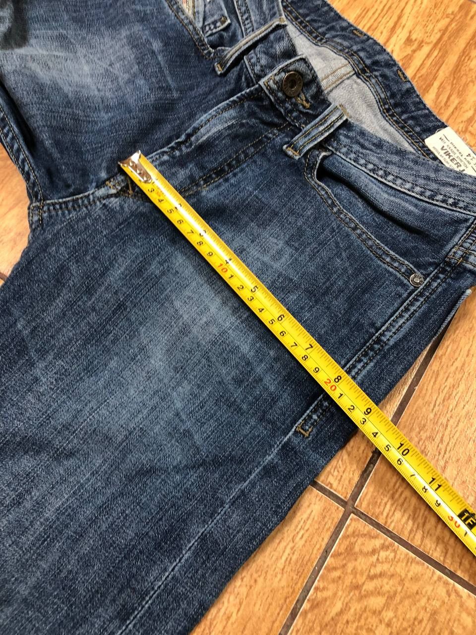 Diesel × Japanese Brand Crazy Crash Dirty Baggy Faded Jean Japan Avant Garde Style Size US 28 / EU 44 - 14 Thumbnail