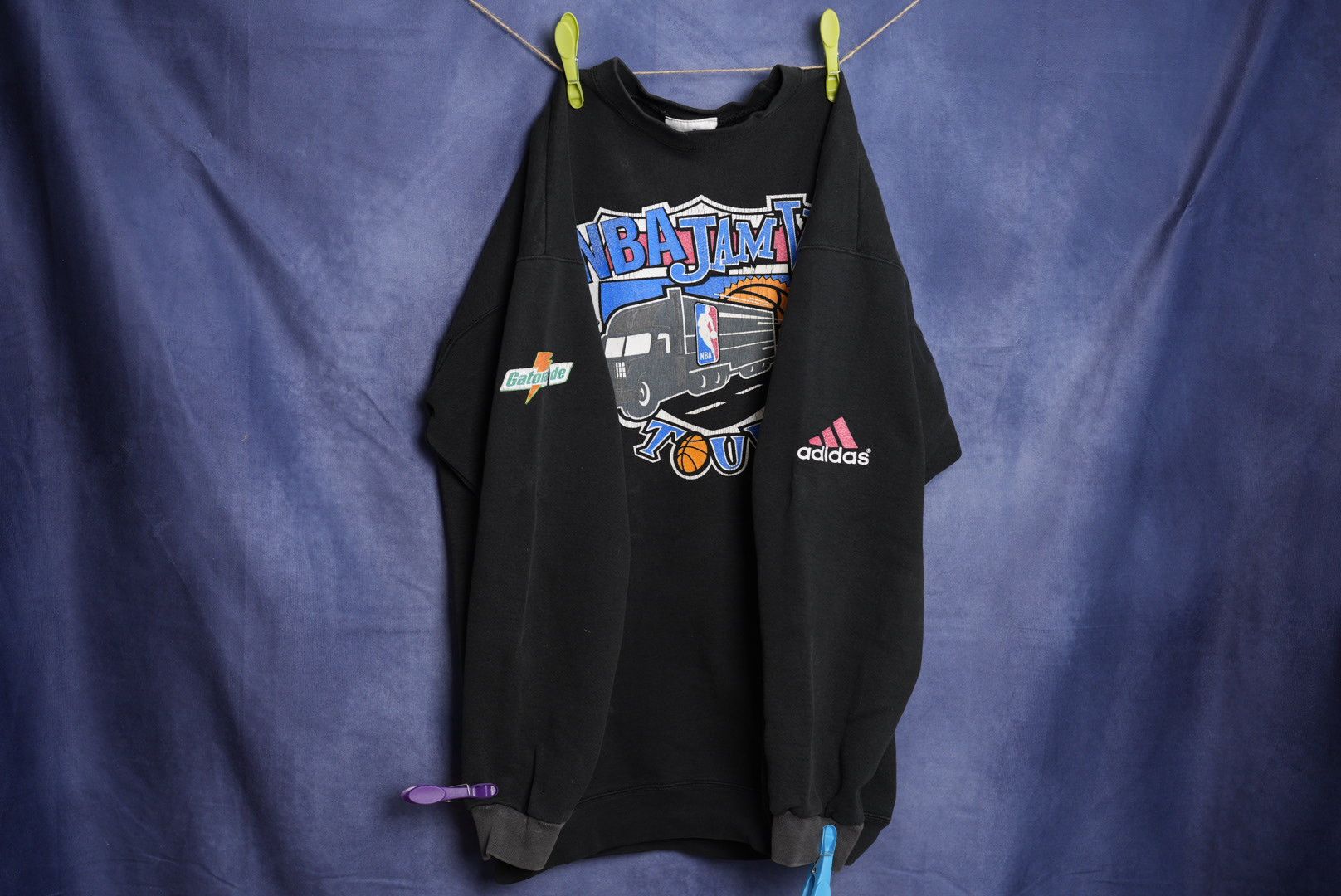 Adidas × Gatorade × NBA NBA Jam Van Tour Crewneck · Rare Vintage Size US L / EU 52-54 / 3 - 2 Thumbnail