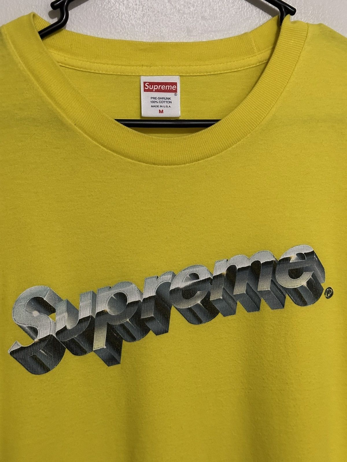 Supreme Supreme Chrome Logo Tee Size US M / EU 48-50 / 2 - 2 Thumbnail