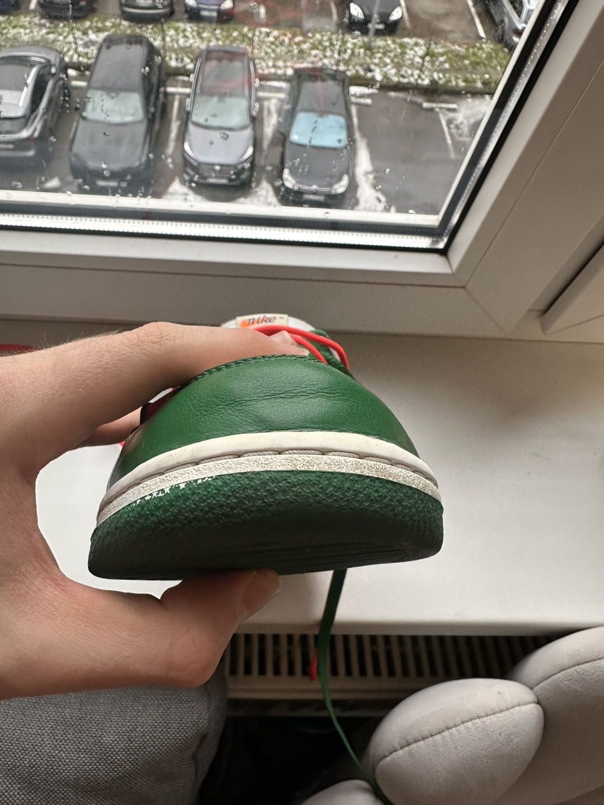 Nike × Off-White Nike dunk x Off-White pine green Size US 11 / EU 44 - 3 Thumbnail