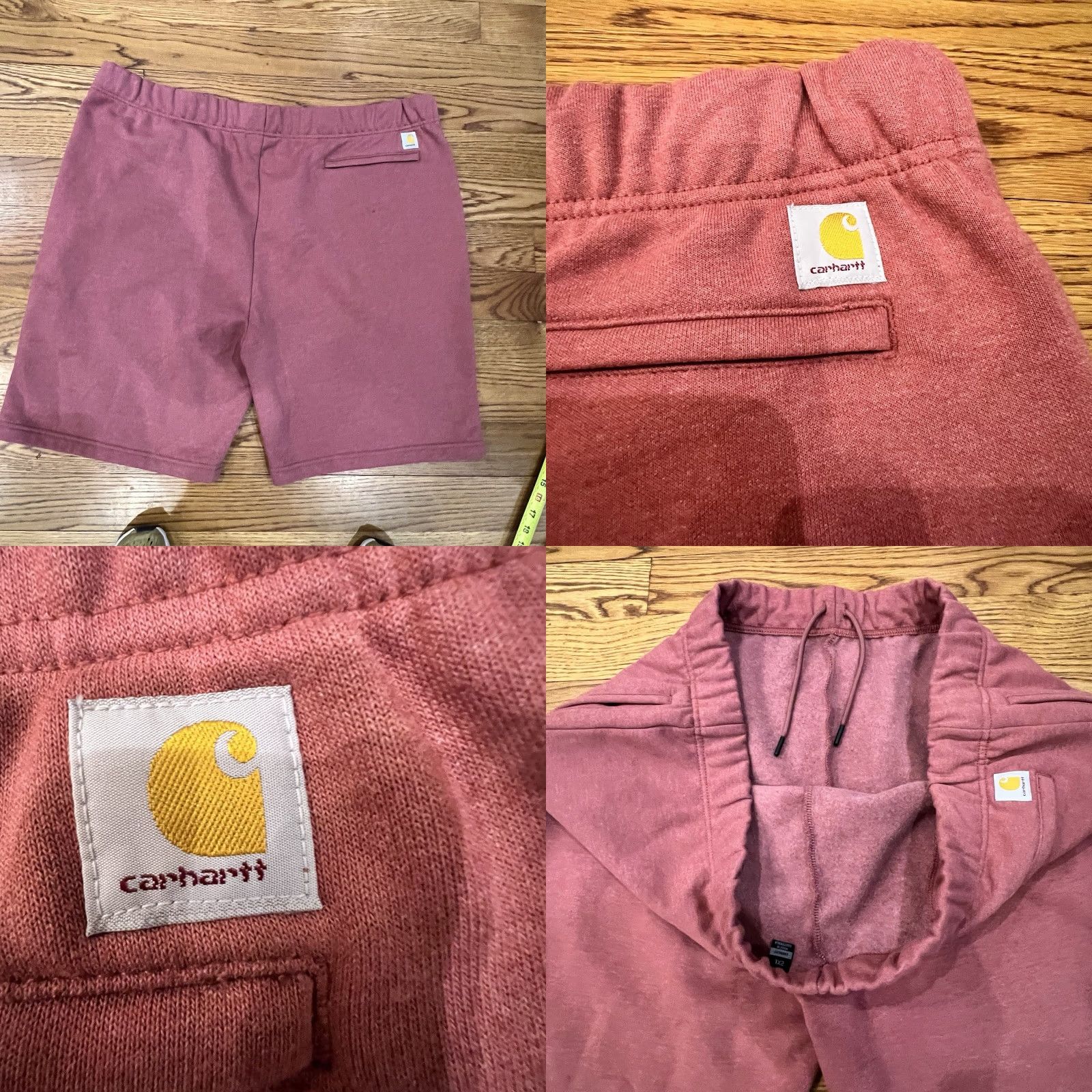 Carhartt Carhartt Men's Loose Fit Mid Weight Fleece Shorts 2XL Blue with Pockets Made of Polyester Fleece Casual Relaxed Fit Shorts Mauve 9in Inseam Size US XXL / EU 58 / 5 - 8 Thumbnail