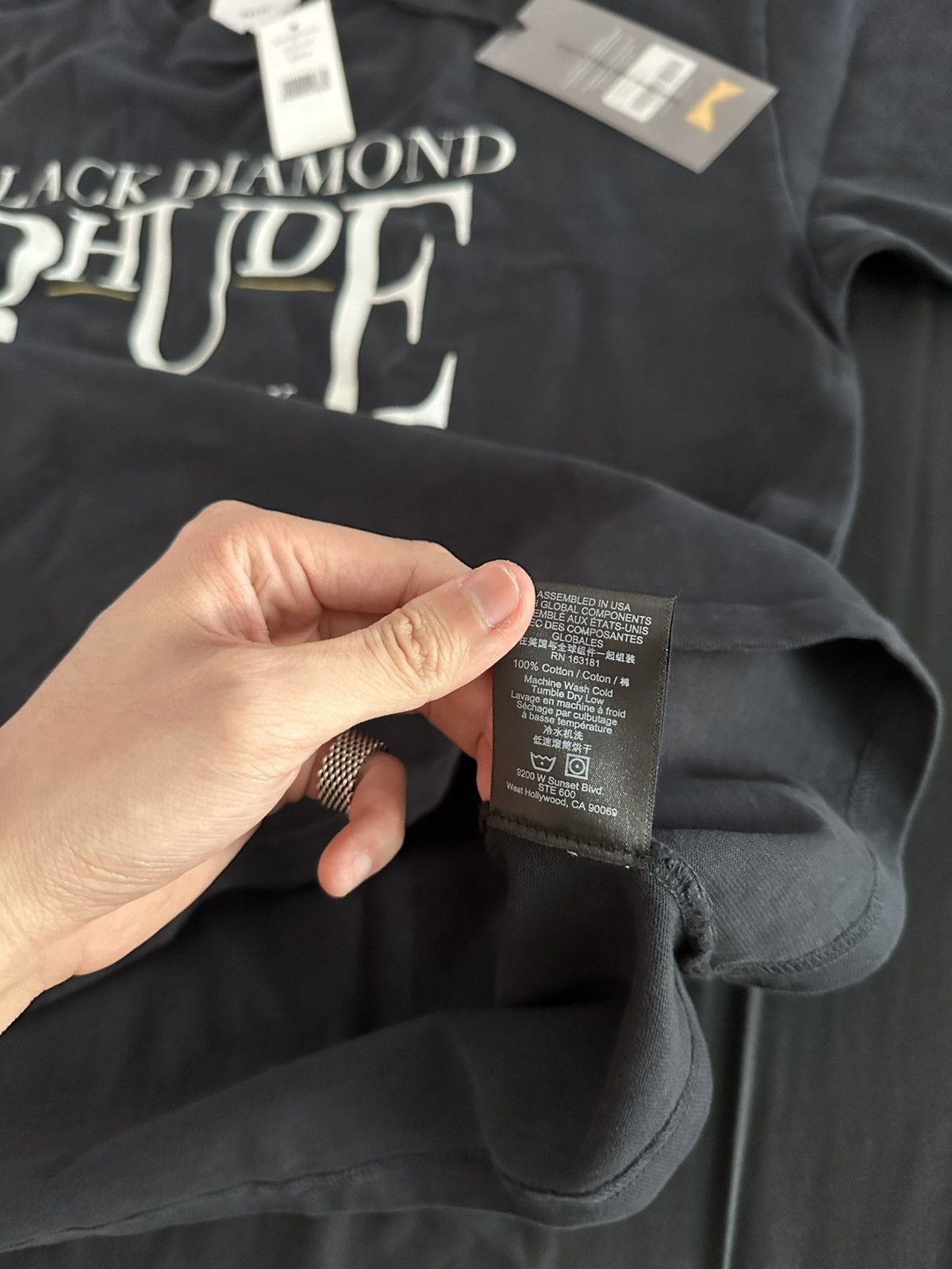 Rhude Rhude Black Diamond Tee Size US M / EU 48-50 / 2 - 5 Thumbnail