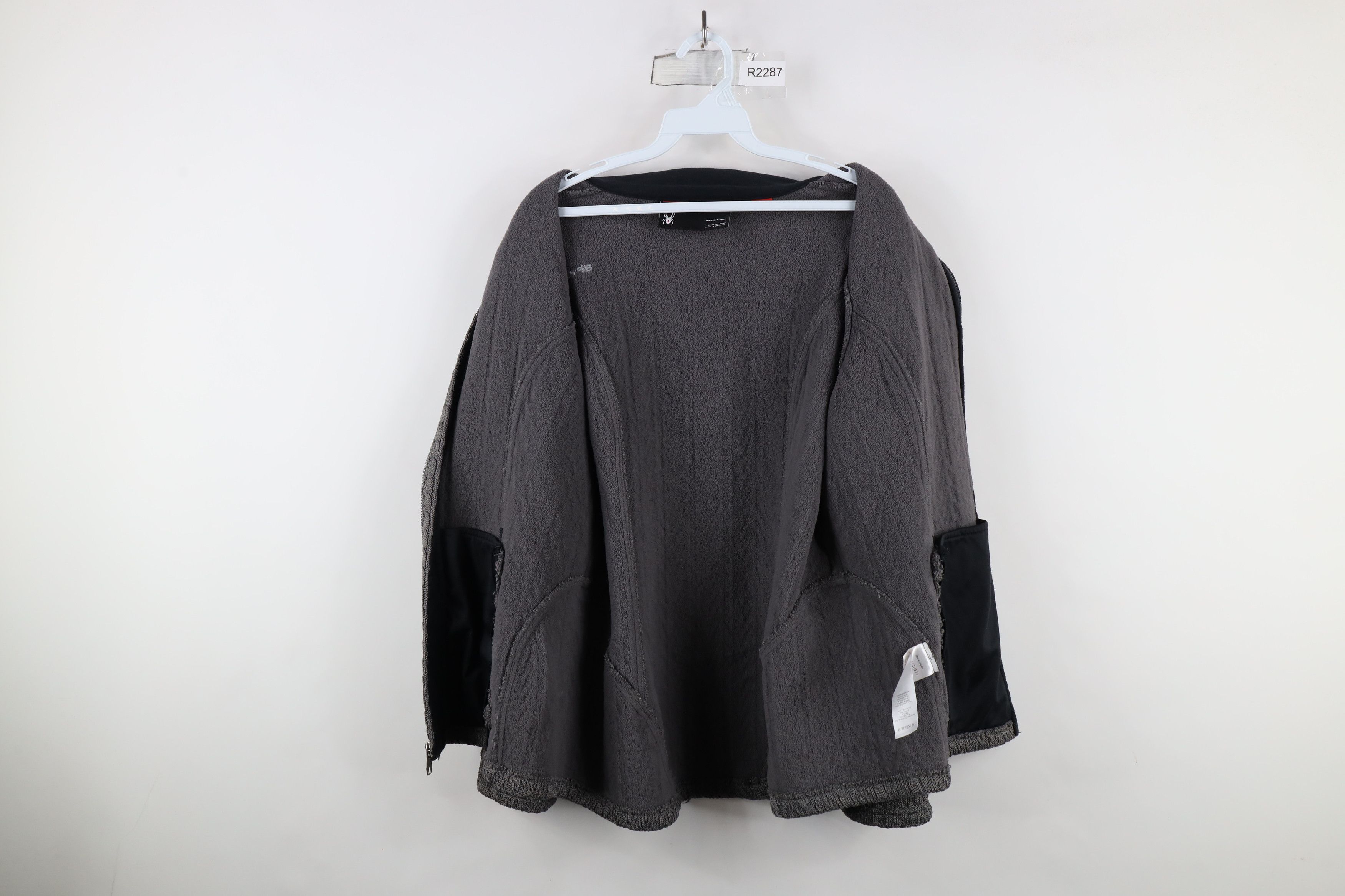 Spyder × Vintage Spyder Chunky Major Cable Knit Stryke Sweater Jacket Gray Size XL / US 12-14 / IT 48-50 - 11 Thumbnail
