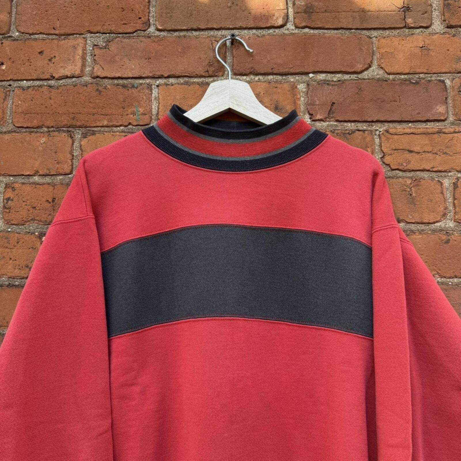 Hanes vintage Hanes signature blank striped crewneck sweatshirt M Size US M / EU 48-50 / 2 - 2 Thumbnail