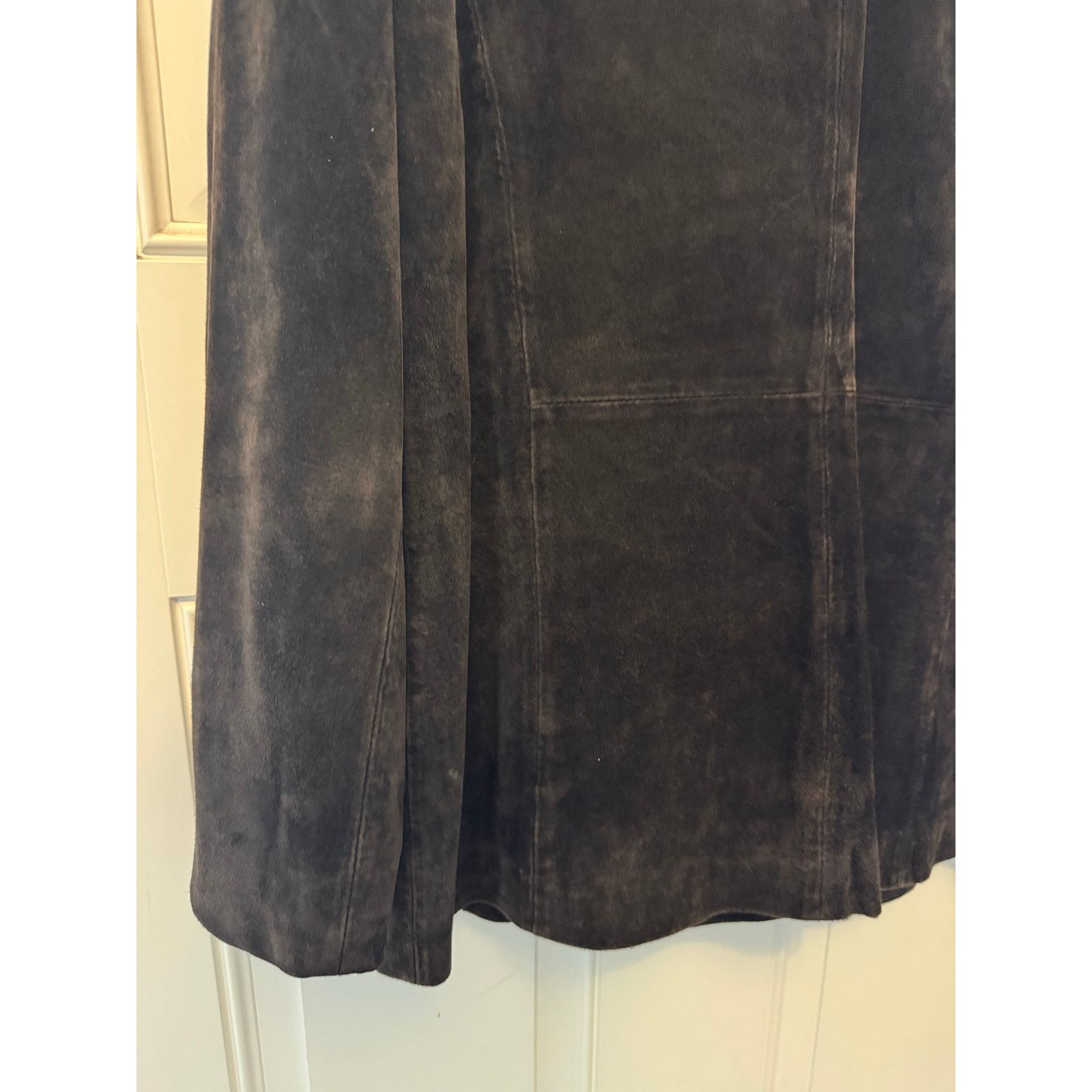 Vintage Vintage Siena chocolate suede jacket two button closing L Size L / US 10 / IT 46 - 21 Thumbnail