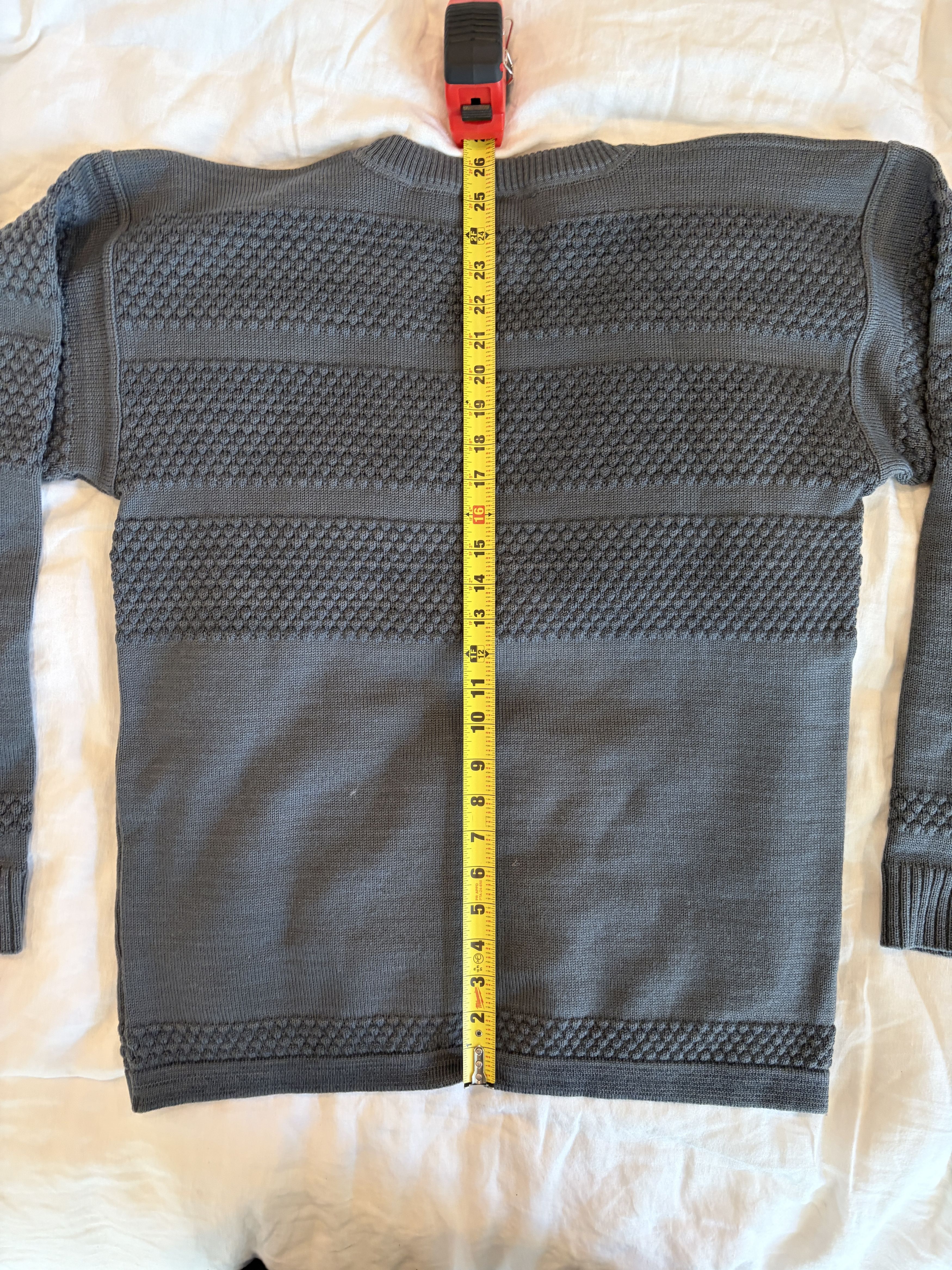 S.N.S. Herning S.N.S. Herning "Fisherman II" Bubble Knit - Storm Grey - 2XL Size US XXL / EU 58 / 5 - 2 Thumbnail