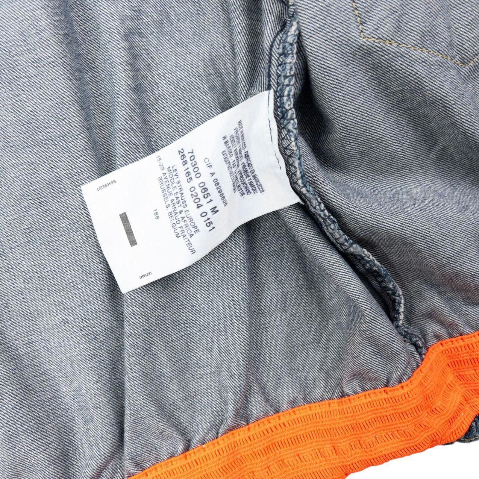 Levi's Vintage 2000s Levi's Zip Up Cropped Denim Jacket Womens M Size M / US 6-8 / IT 42-44 - 5 Thumbnail