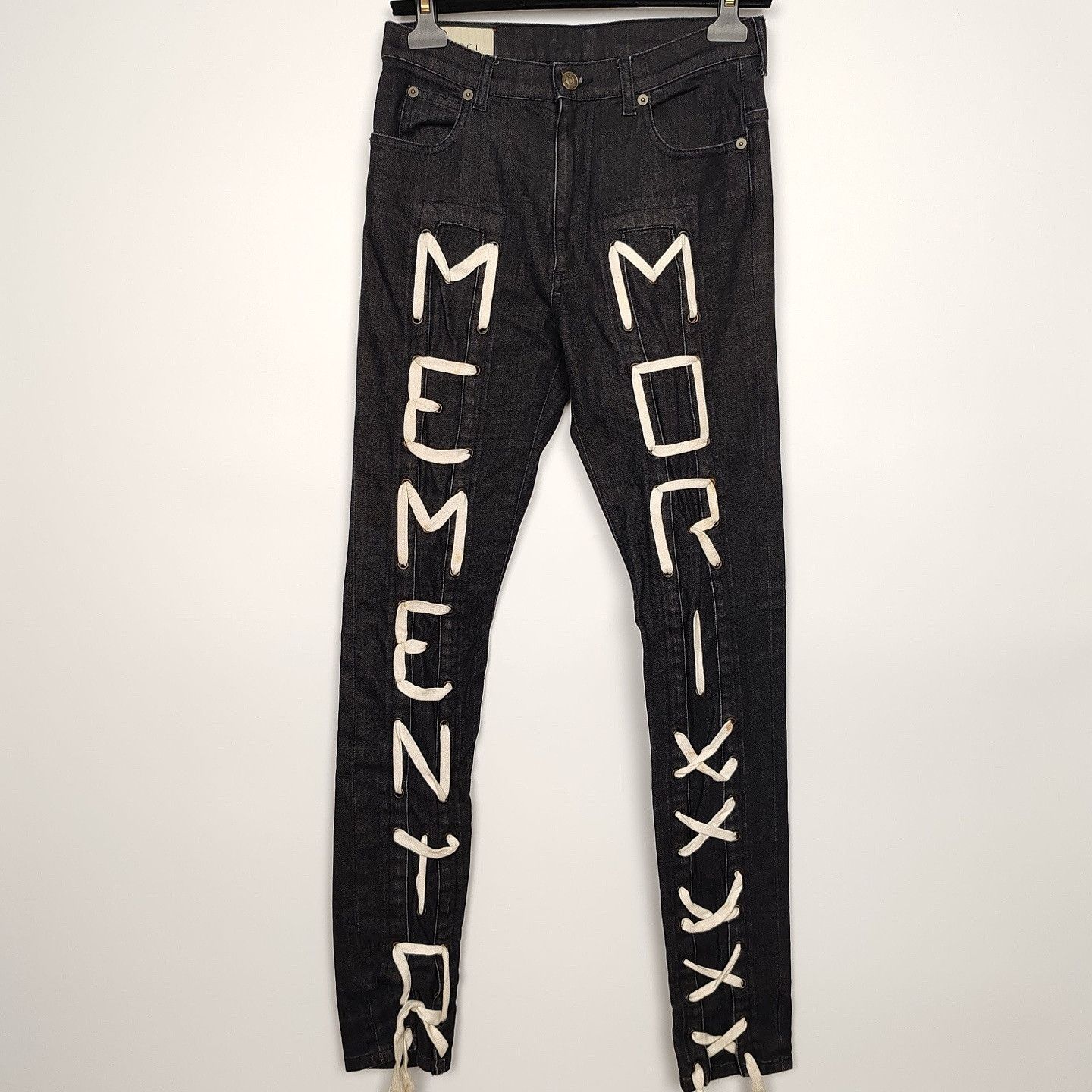 Gucci Gucci Memento Mori Lace-up Jeans Size 30 Size 30" / US 8 / IT 44 - 1 Thumbnail