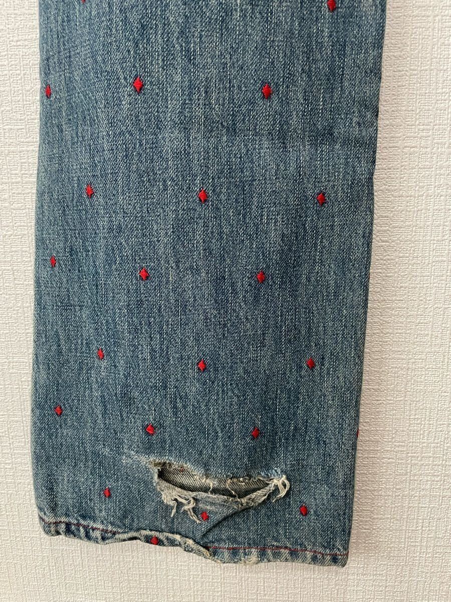 Undercover UNDERCOVER 02ss Haze Period Diamond Patchwork Denim US 30 Size US 30 / EU 46 - 7 Thumbnail