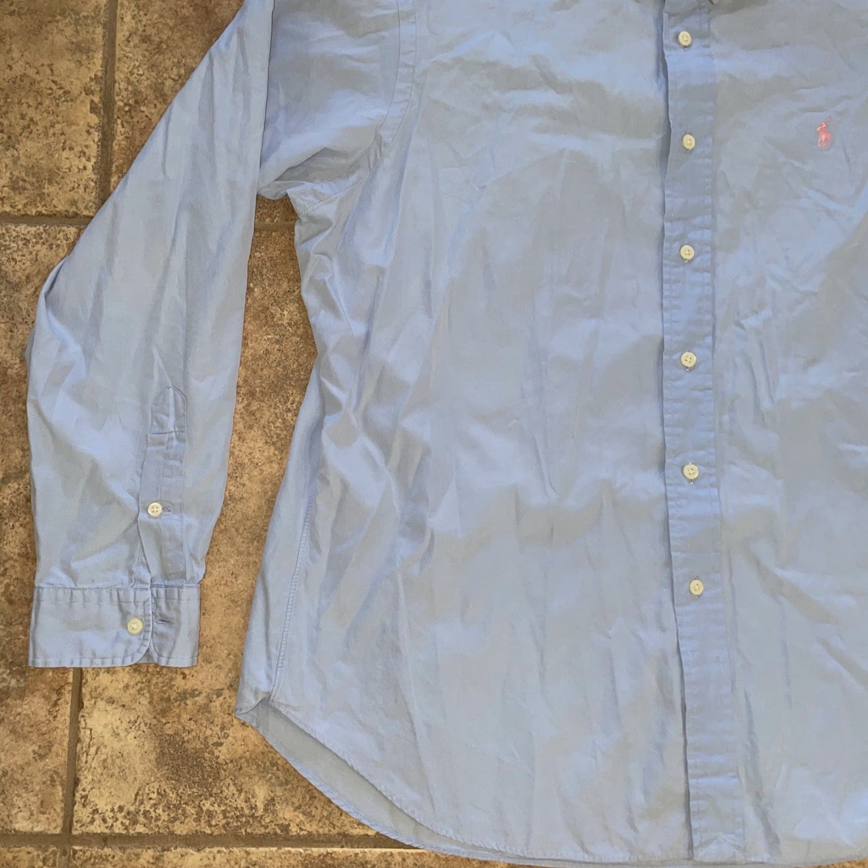 Ralph Lauren Ralph Lauren Button-Down Shirt XL Men Classic Fit Blue Long Sleeve Size XL Size US XL / EU 56 / 4 - 3 Thumbnail