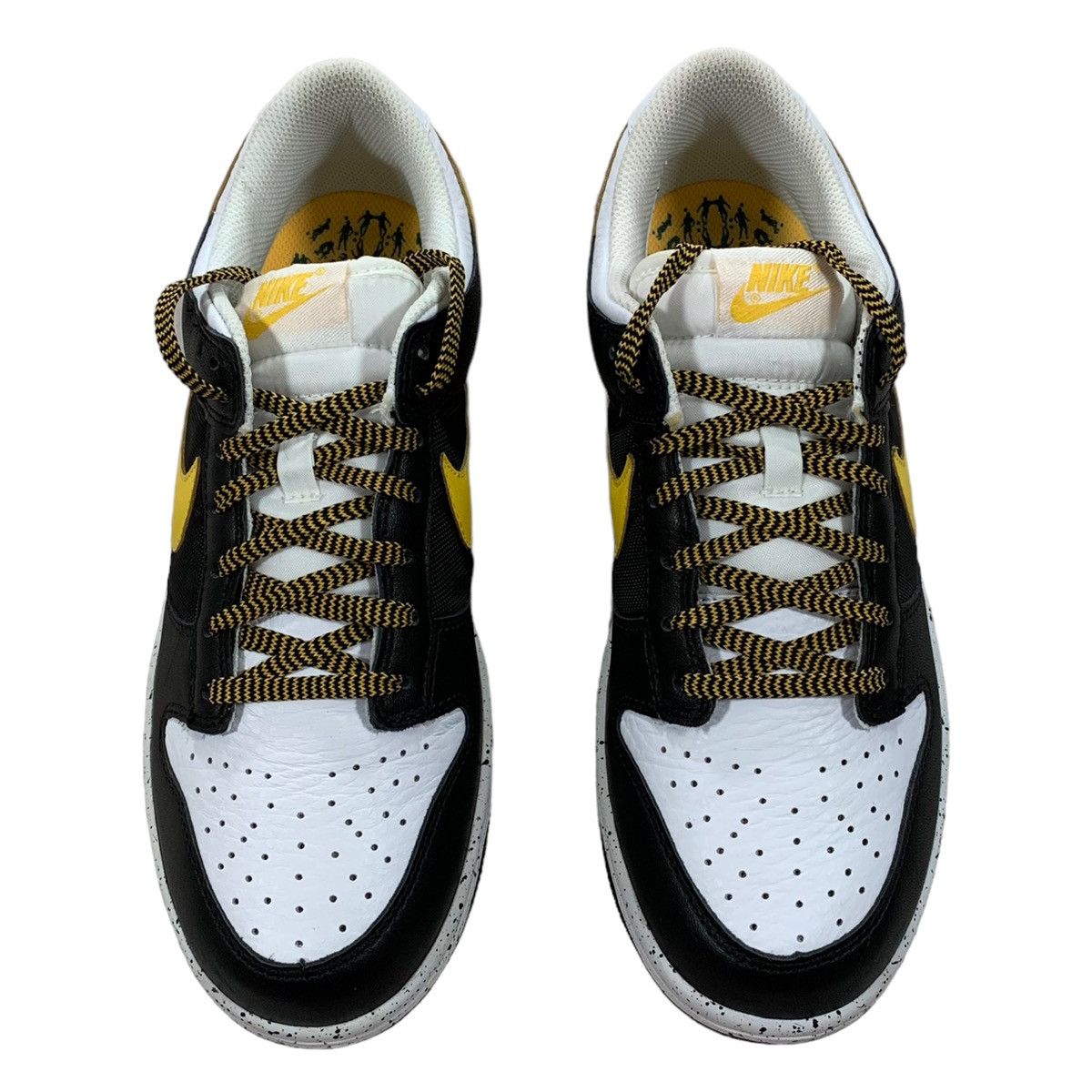 Nike VTG Nike Dunk Low CL Black Varsity Maize White 2008 Sneakers Size US 7.5 / EU 40-41 - 3 Thumbnail
