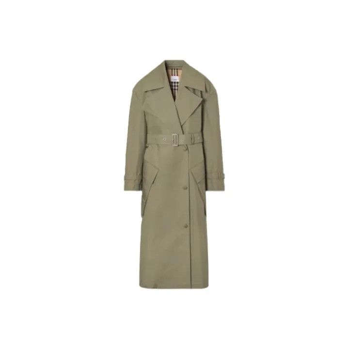 Burberry Burberry Long Pocket Belted Trench Coat 0079 Size M / US 6-8 / IT 42-44 - 1 Thumbnail