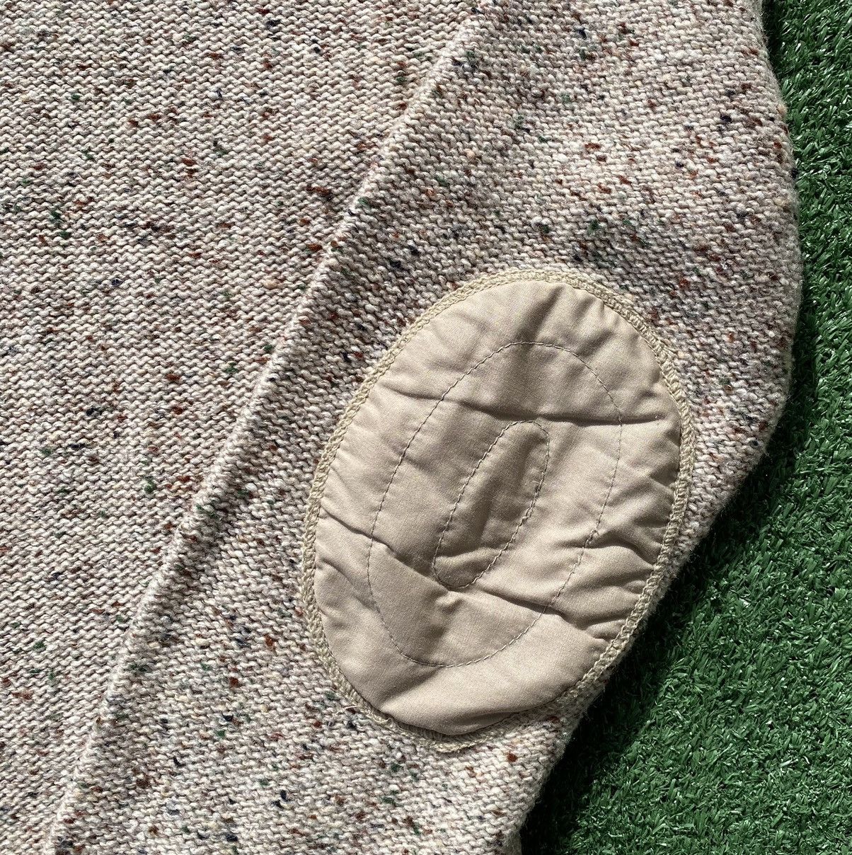 Vintage Vintage 80’s Brittania Knit Confetti Elbow Patches Sweater Size US S / EU 44-46 / 1 - 6 Thumbnail