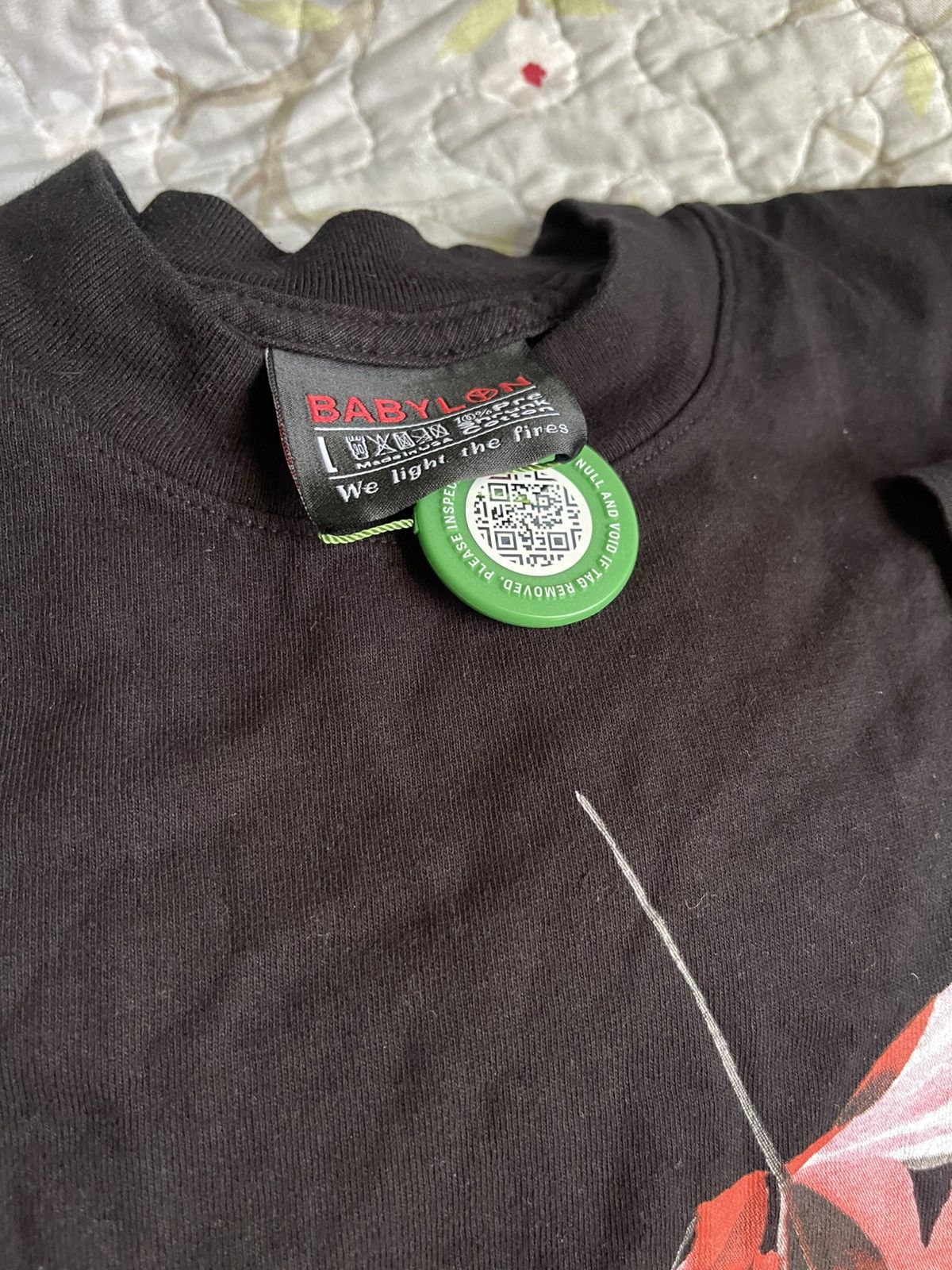 Babylon × Off-White Off-White x Babylon Reaper T-shirt Black Size US L / EU 52-54 / 3 - 3 Thumbnail